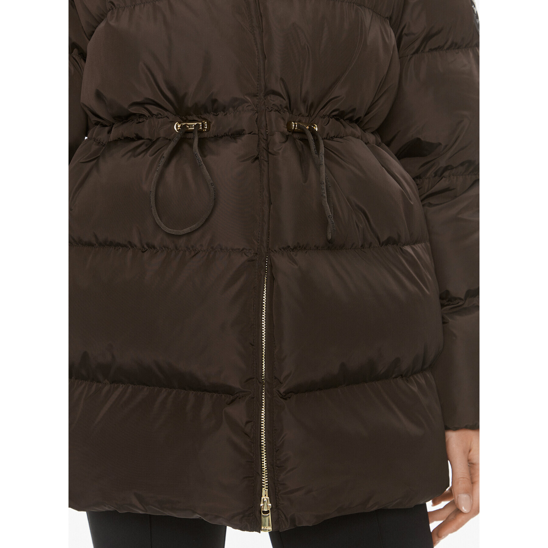 Pinko Пухено яке Client 101604 A11P Кафяв Regular Fit - Pepit.bg