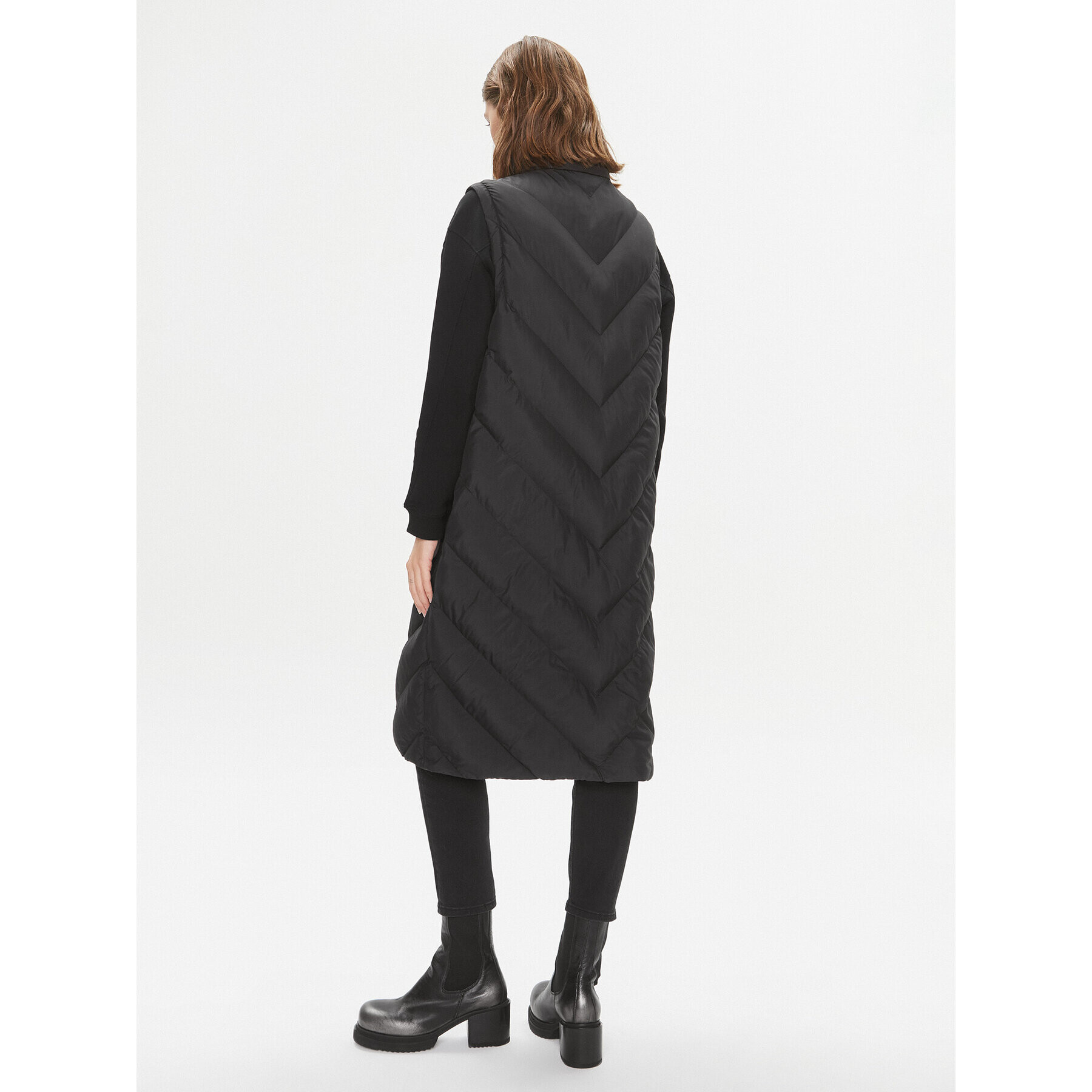 Pinko Пухено яке Computer 101601 A11M Черен Regular Fit - Pepit.bg