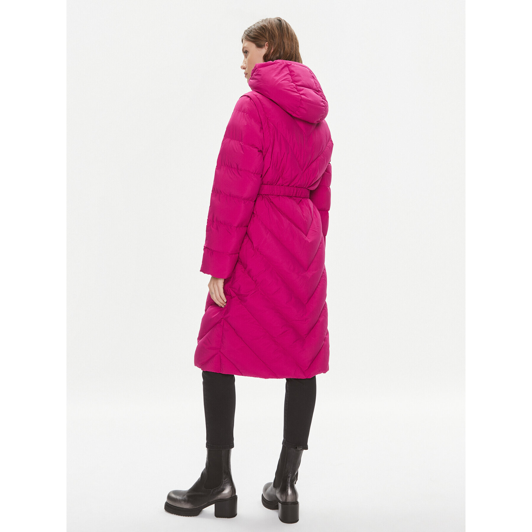 Pinko Пухено яке Computer 101601 A11M Виолетов Regular Fit - Pepit.bg