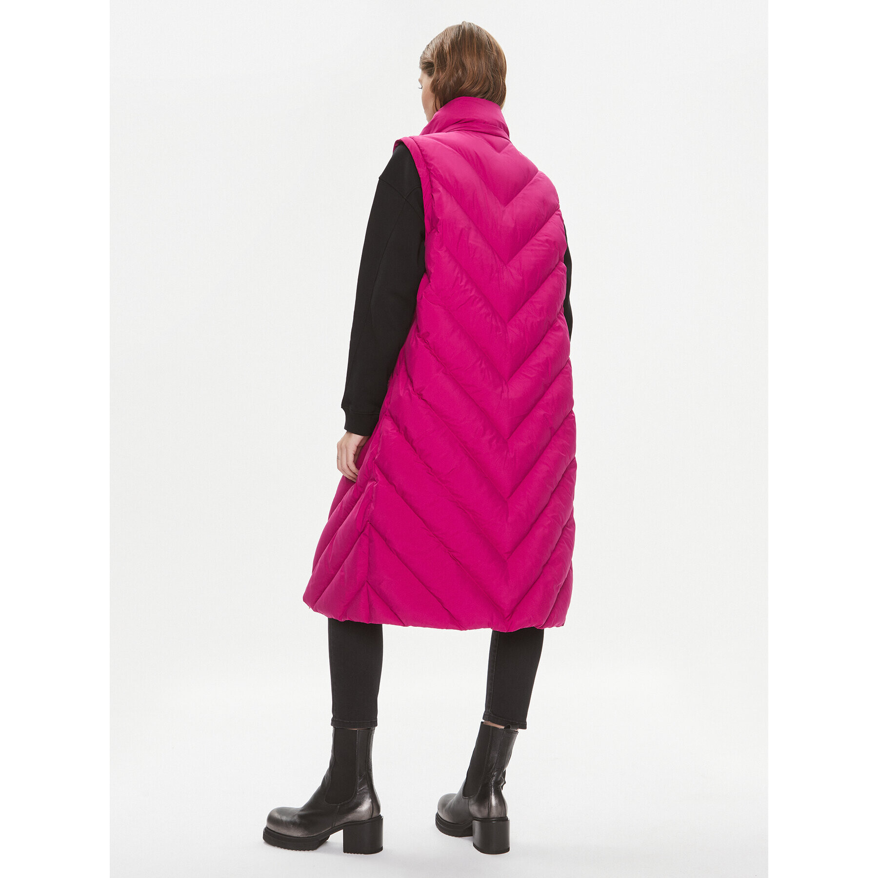 Pinko Пухено яке Computer 101601 A11M Виолетов Regular Fit - Pepit.bg