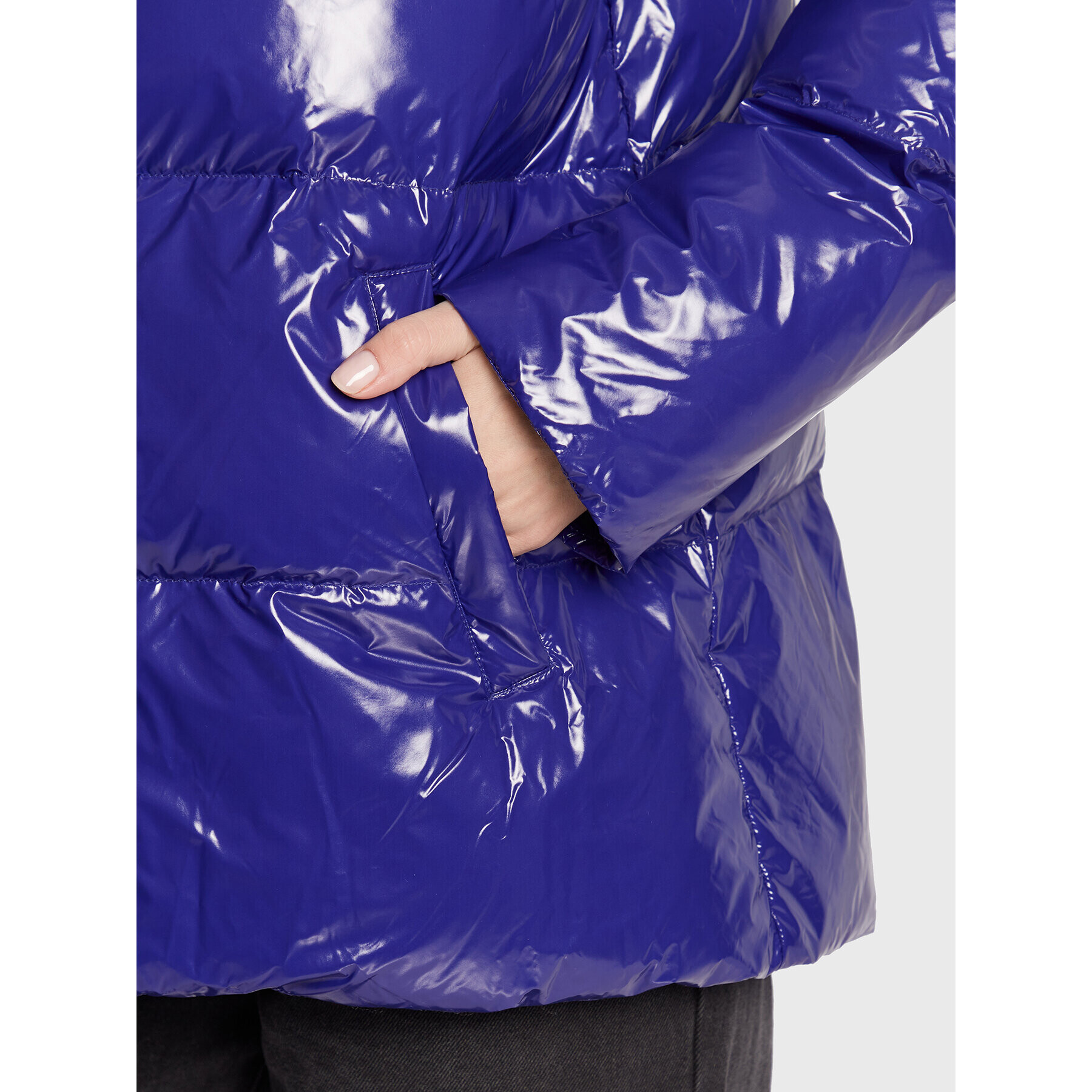 Pinko Пухено яке Eleodoro 3 1G17XF A00N Син Regular Fit - Pepit.bg