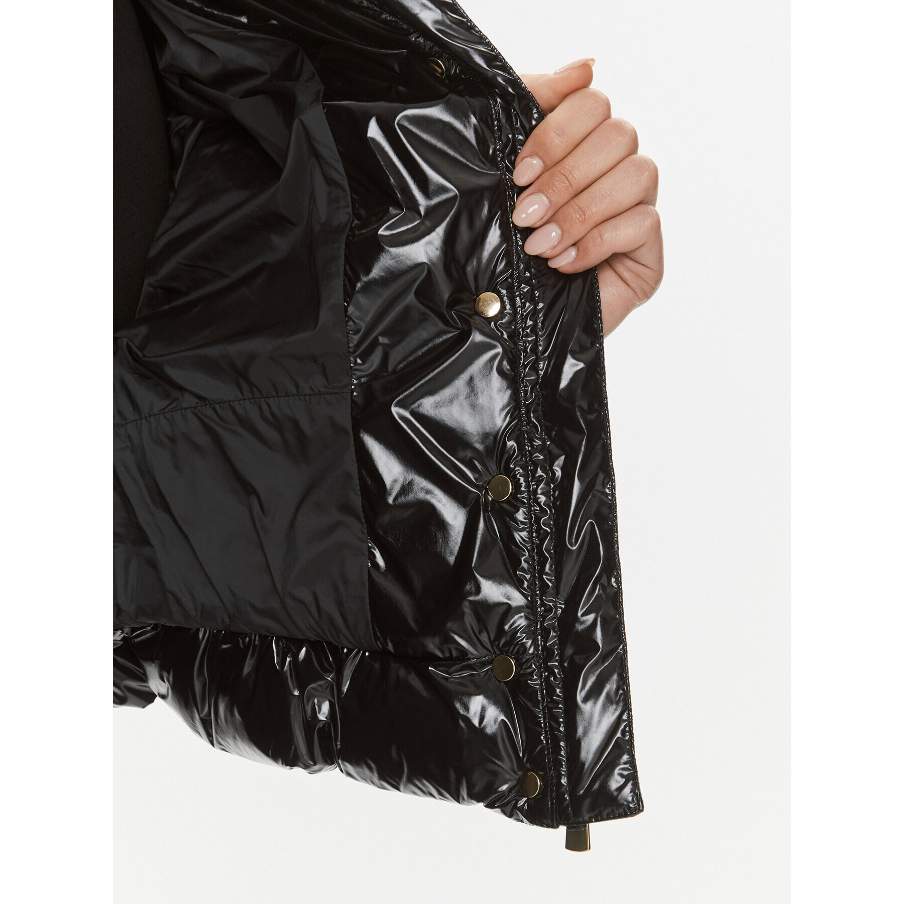 Pinko Пухено яке Gateway 101596 A00N Черен Regular Fit - Pepit.bg