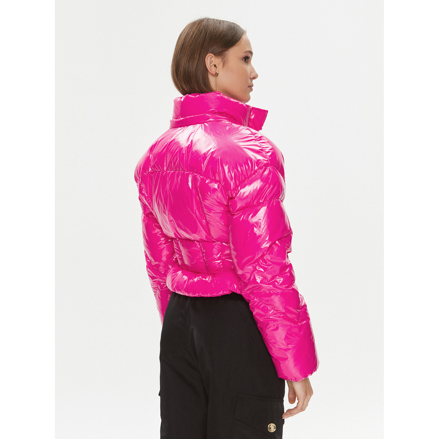 Pinko Пухено яке Gateway 101596 A00N Розов Regular Fit - Pepit.bg