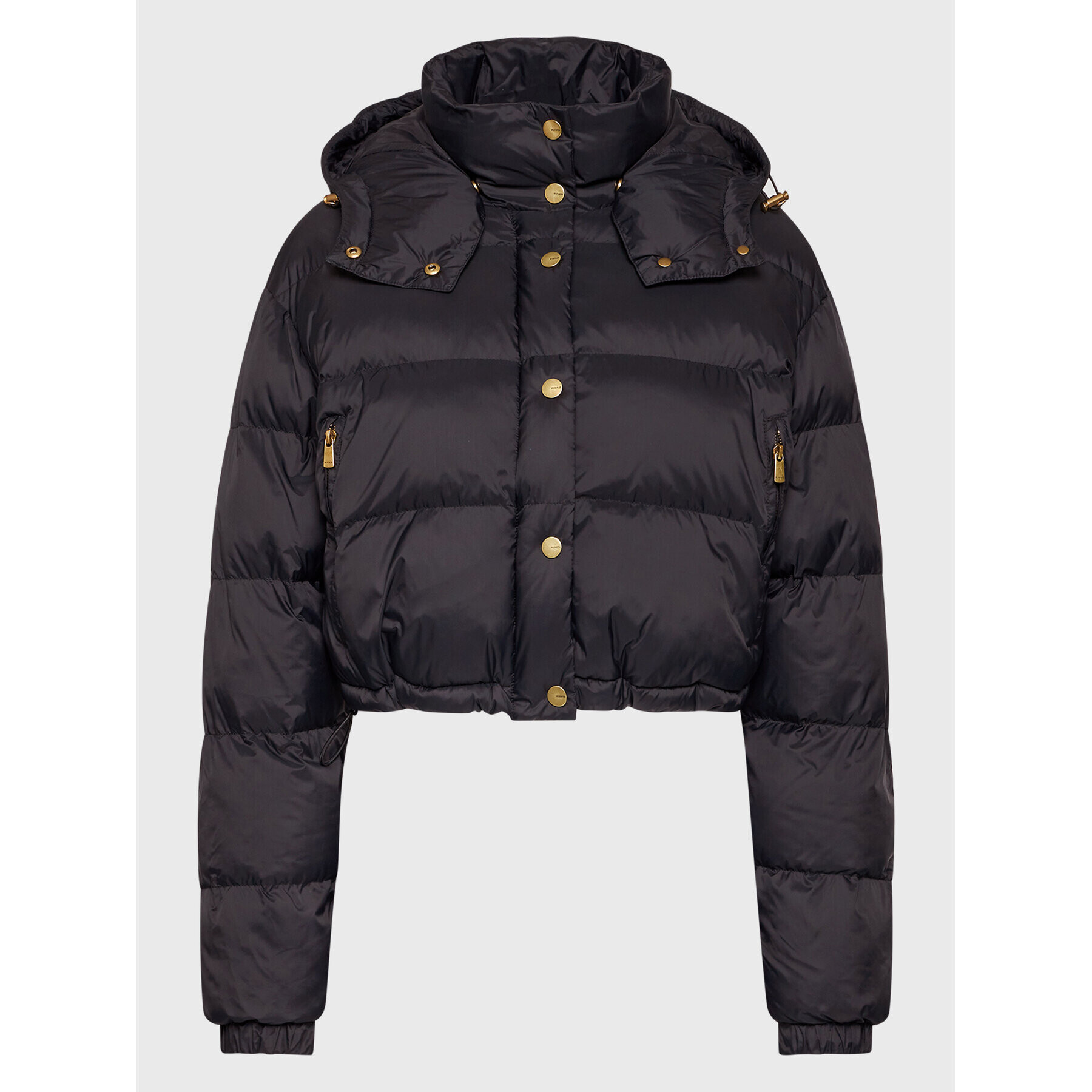 Pinko Пухено яке Irma 1G18E4 Y834 Черен Regular Fit - Pepit.bg