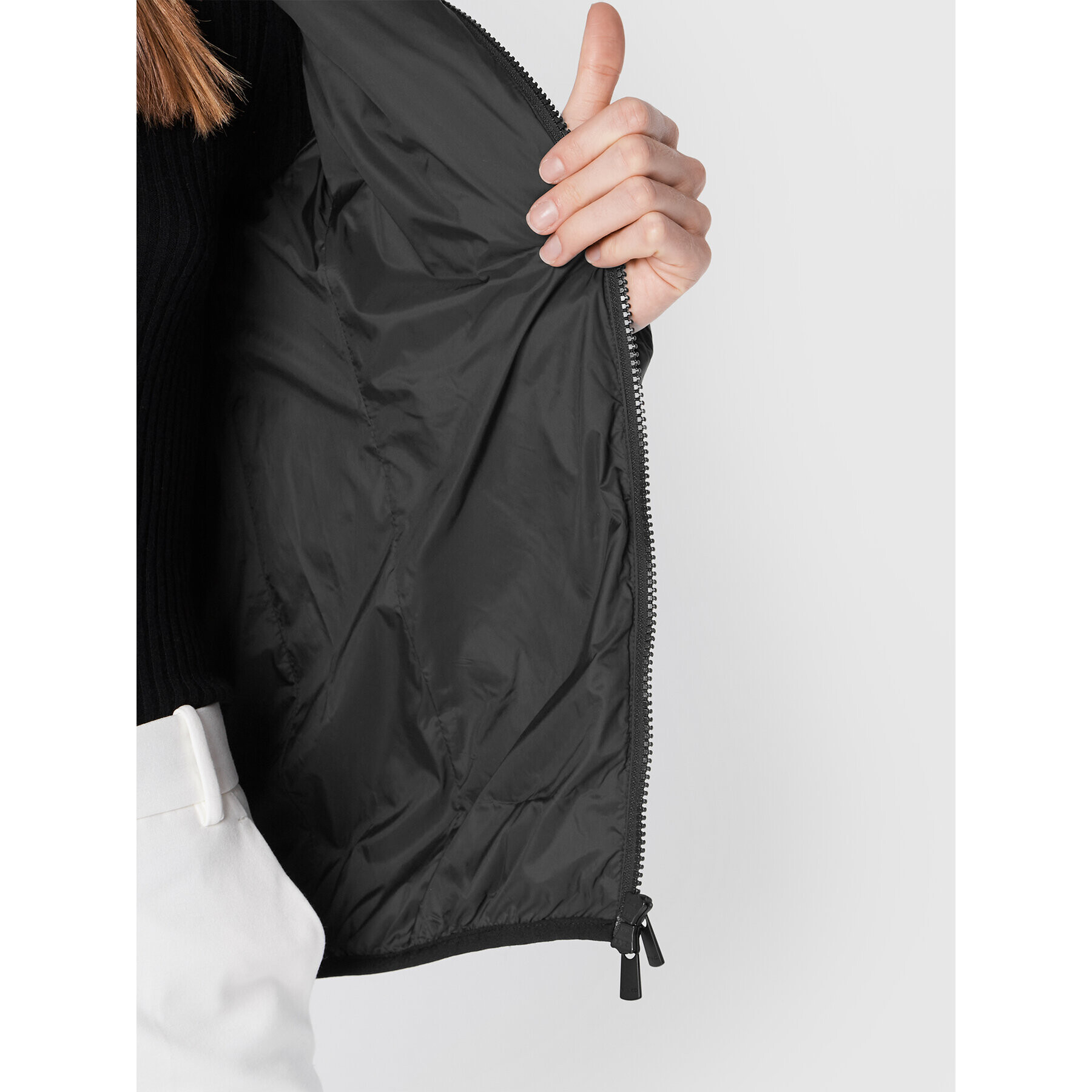 Pinko Пухено яке Uzzano 1G1811 Y87D Черен Regular Fit - Pepit.bg