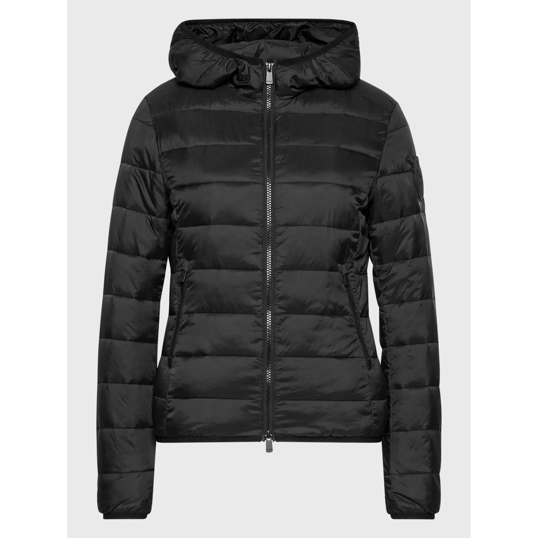 Pinko Пухено яке Uzzano 1G1811 Y87D Черен Regular Fit - Pepit.bg
