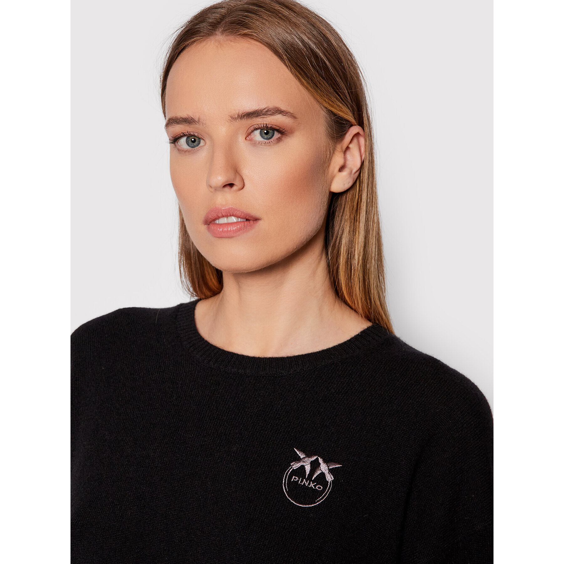 Pinko Пуловер 1G167S Y774 Черен Regular Fit - Pepit.bg