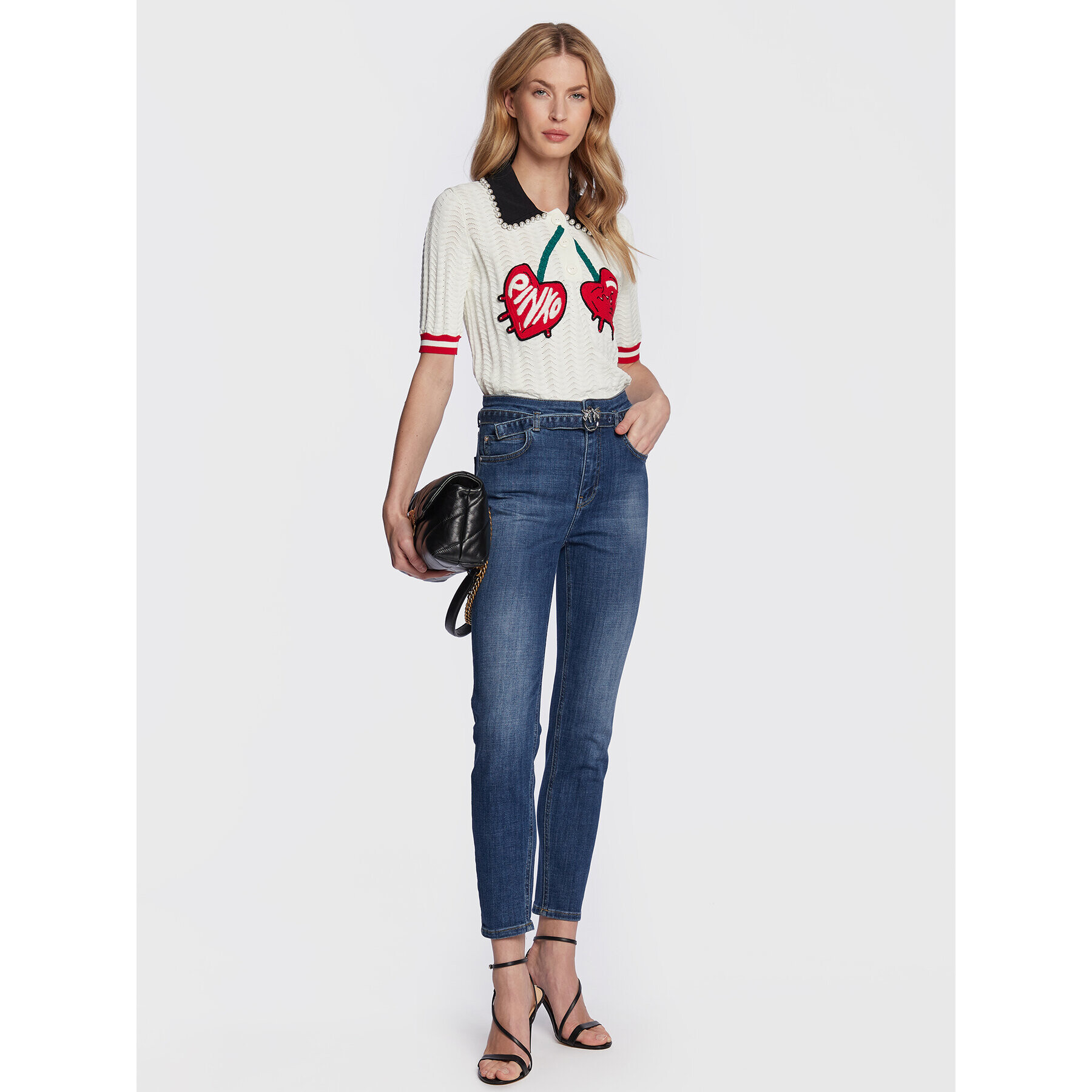 Pinko Пуловер Rame 100903 Бежов Regular Fit - Pepit.bg