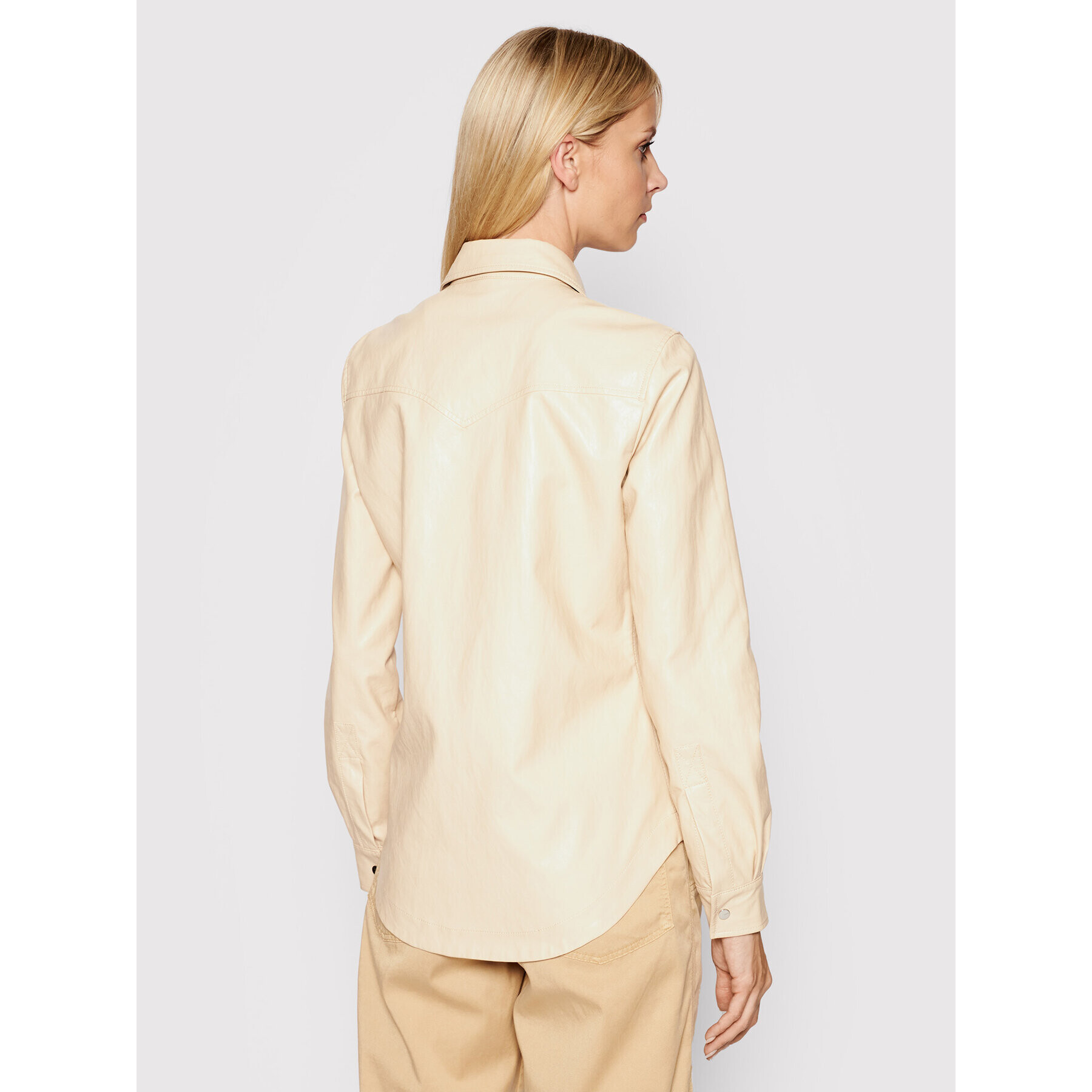 Pinko Риза Ciambella 2 1G16EB 7866 Бежов Regular Fit - Pepit.bg