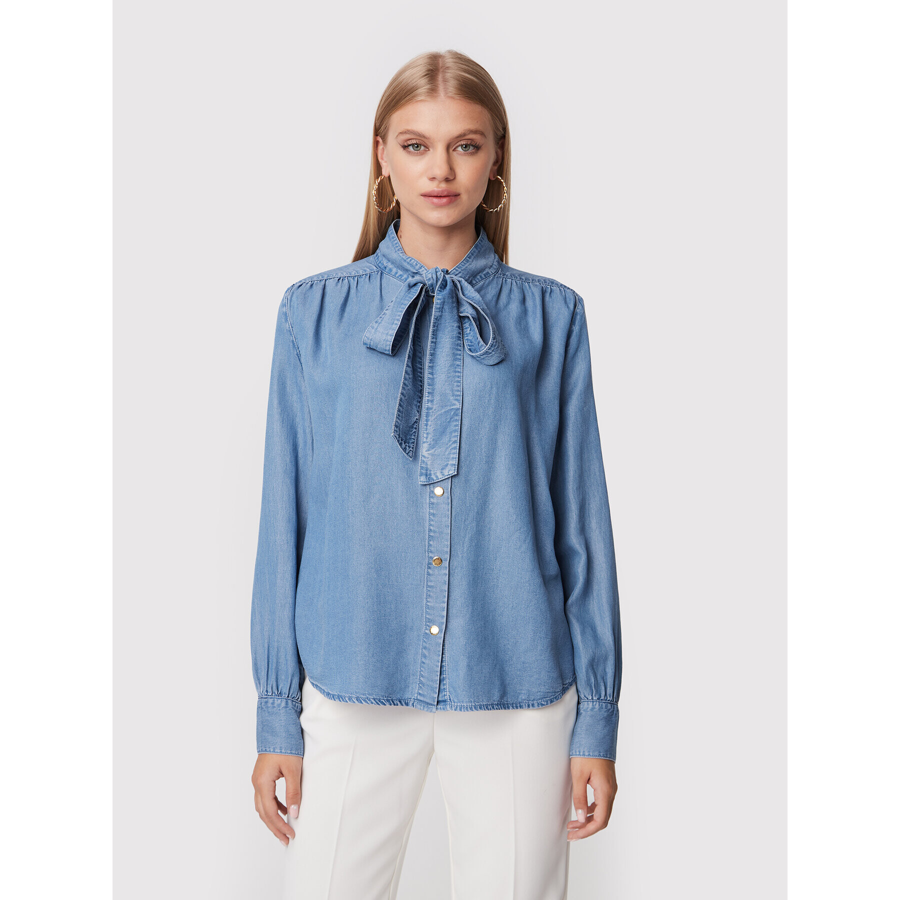 Pinko Риза Gnaulio 1J112R A0CW Син Relaxed Fit - Pepit.bg