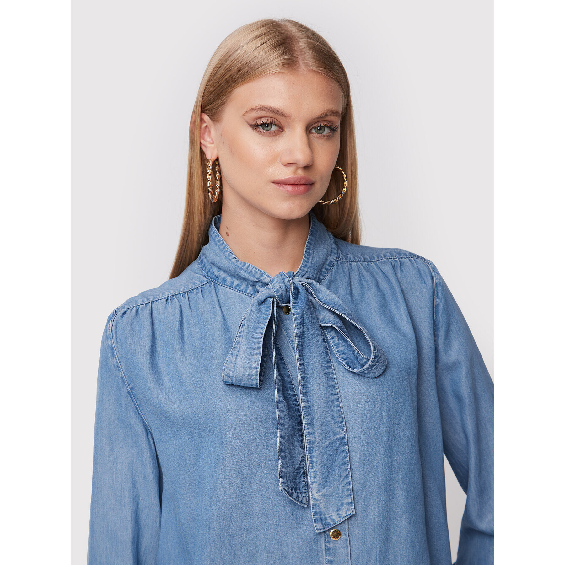 Pinko Риза Gnaulio 1J112R A0CW Син Relaxed Fit - Pepit.bg