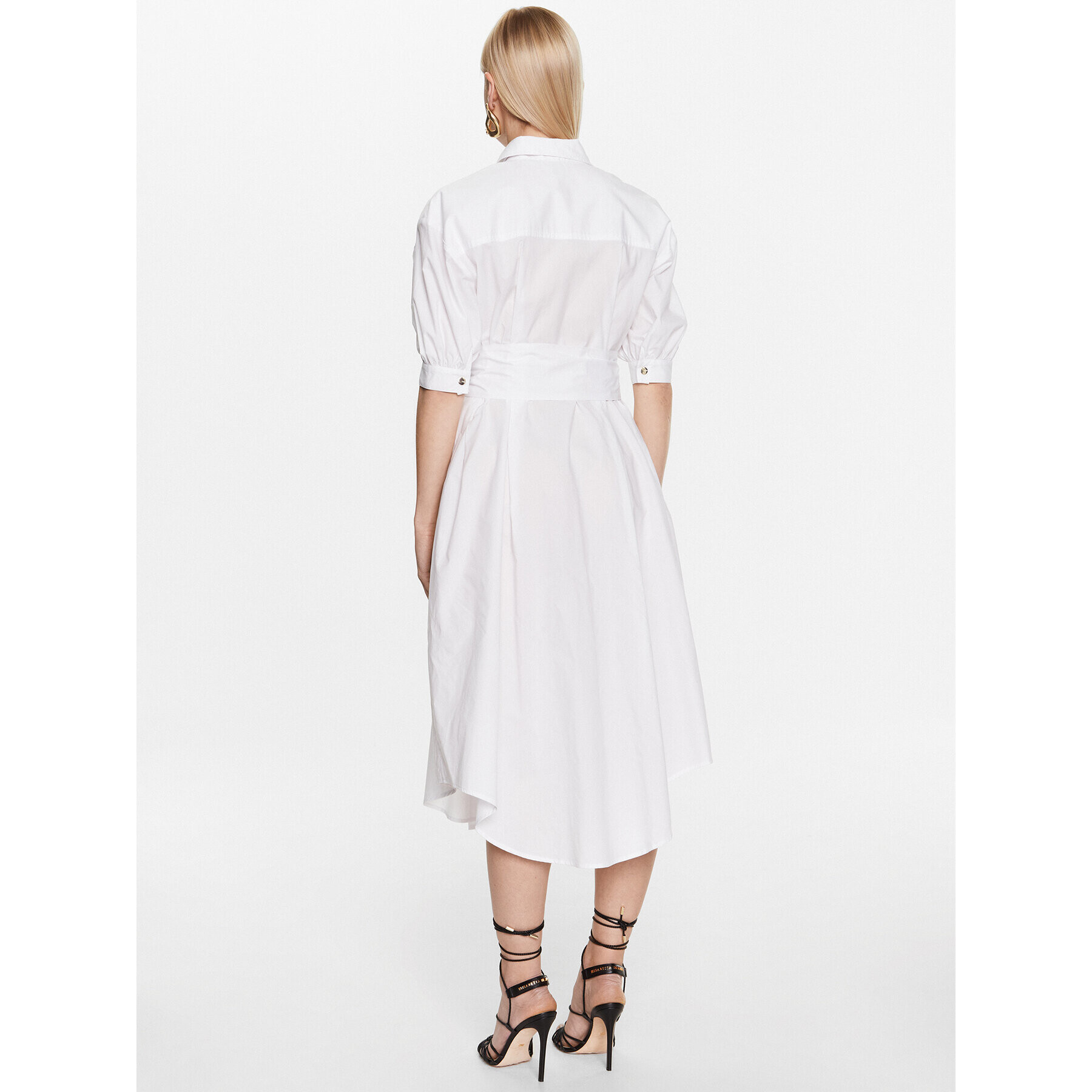 Pinko Рокля тип риза 100886 Y6VW Бял Regular Fit - Pepit.bg