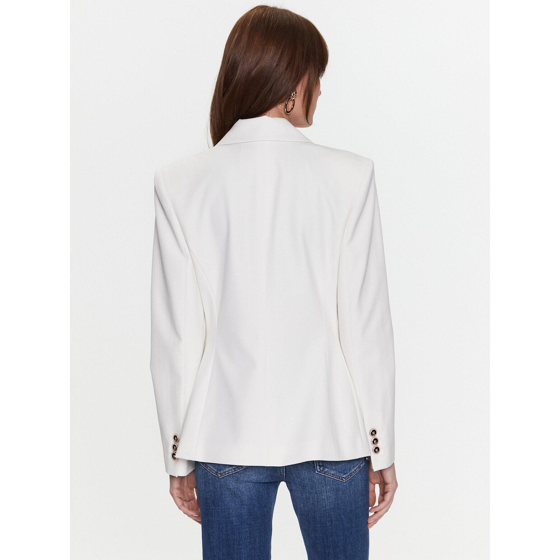 Pinko Сако 100180 A0HO Бял Regular Fit - Pepit.bg