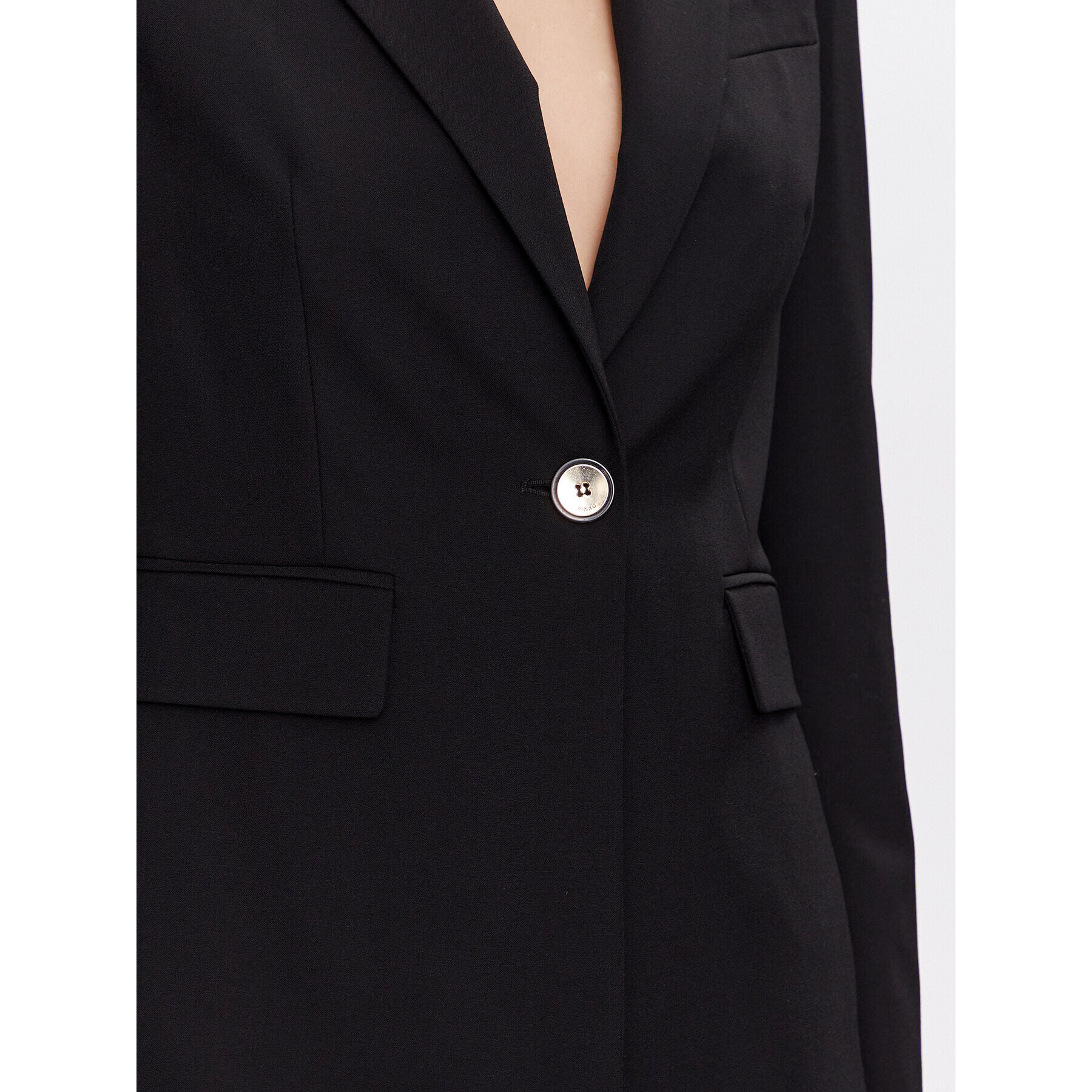 Pinko Сако 100180 A0HO Черен Regular Fit - Pepit.bg