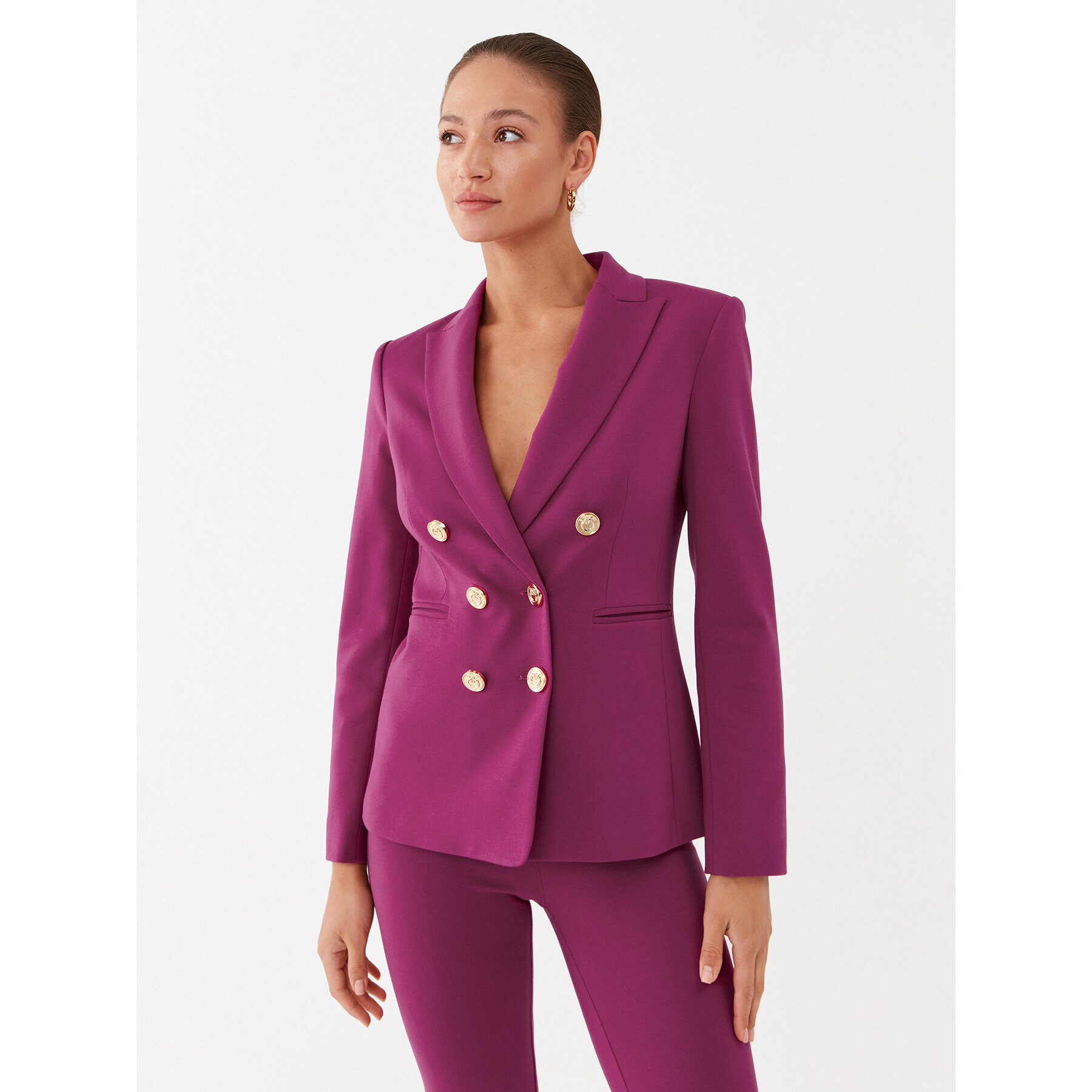 Pinko Сако 100256 A15O Виолетов Regular Fit - Pepit.bg