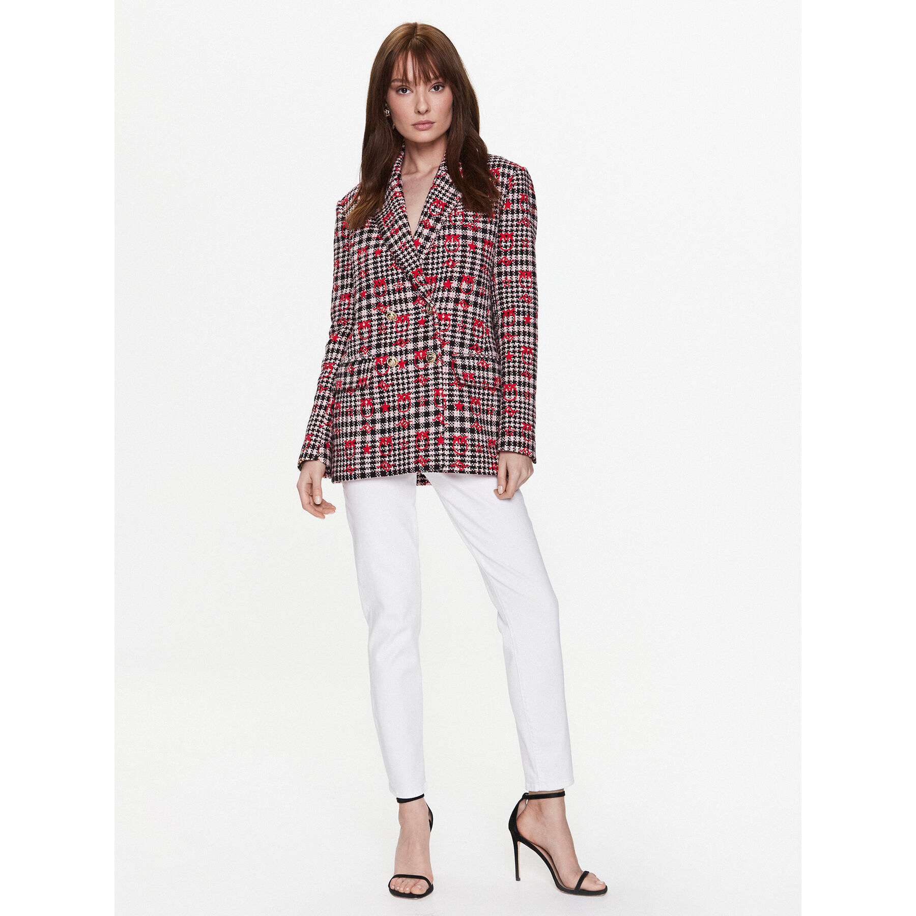 Pinko Сако 100642 A0N2 Червен Regular Fit - Pepit.bg