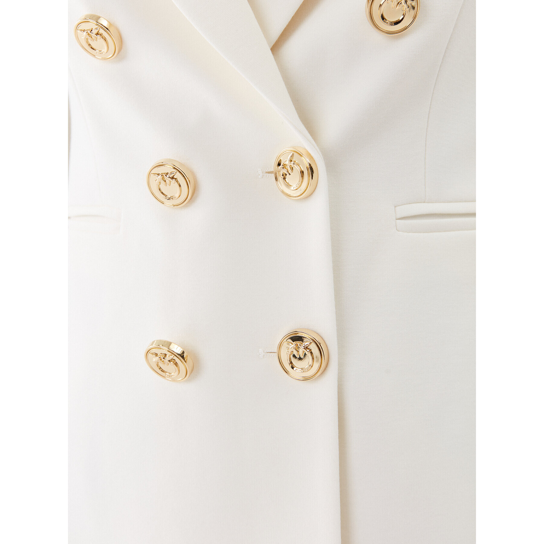 Pinko Сако Alexia 100256 A15O Бял Regular Fit - Pepit.bg