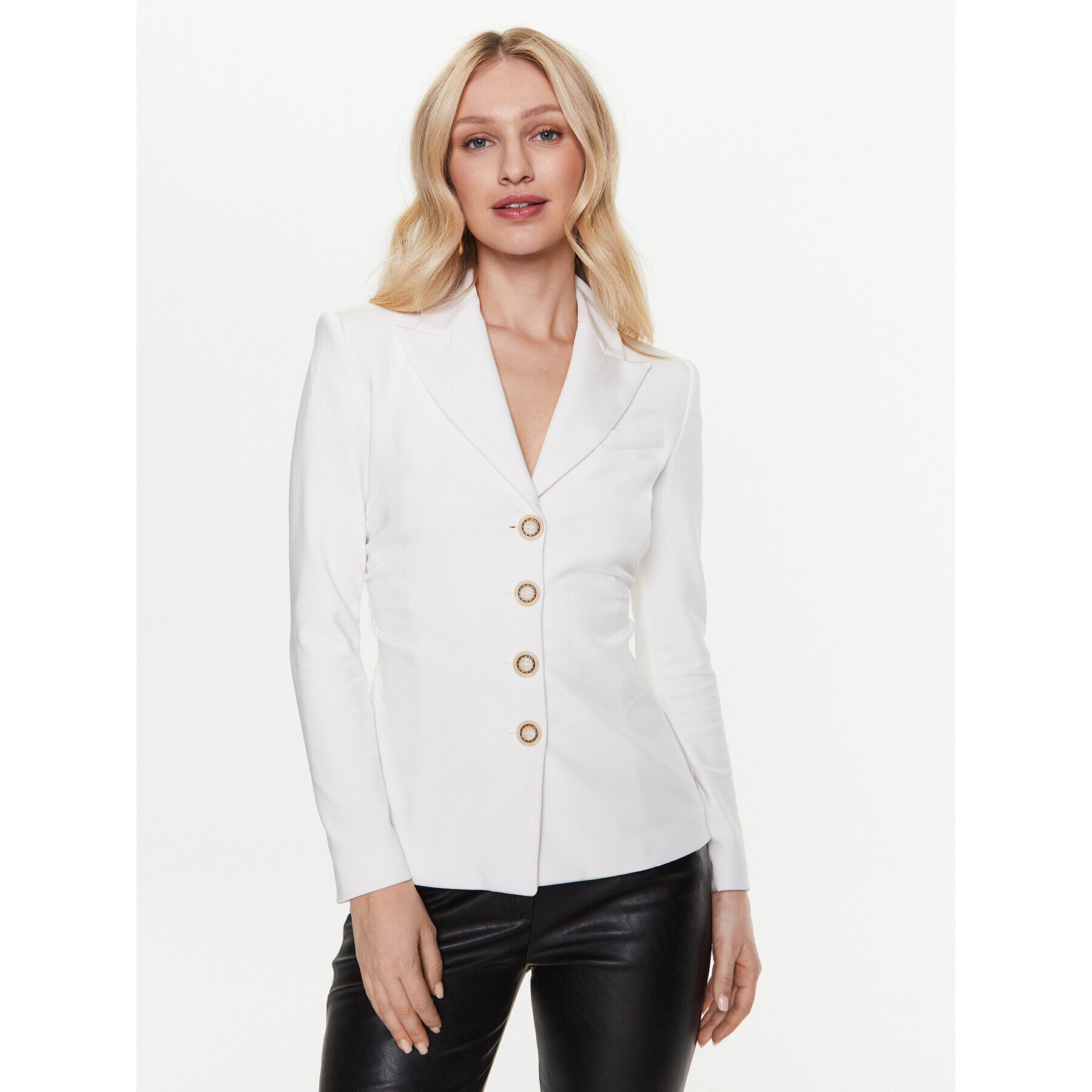 Pinko Сако Edvige 100259 A04I Бял Regular Fit - Pepit.bg