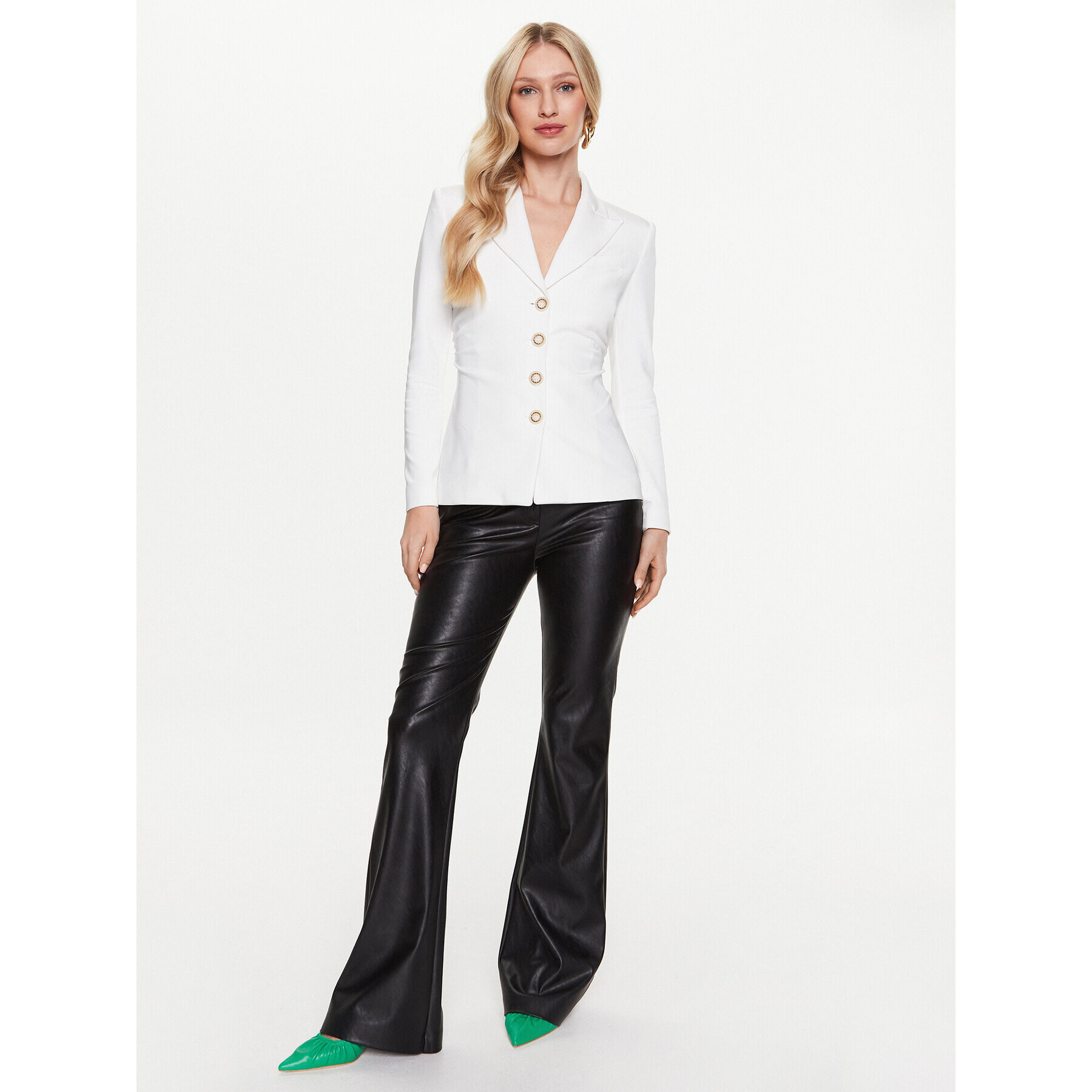 Pinko Сако Edvige 100259 A04I Бял Regular Fit - Pepit.bg
