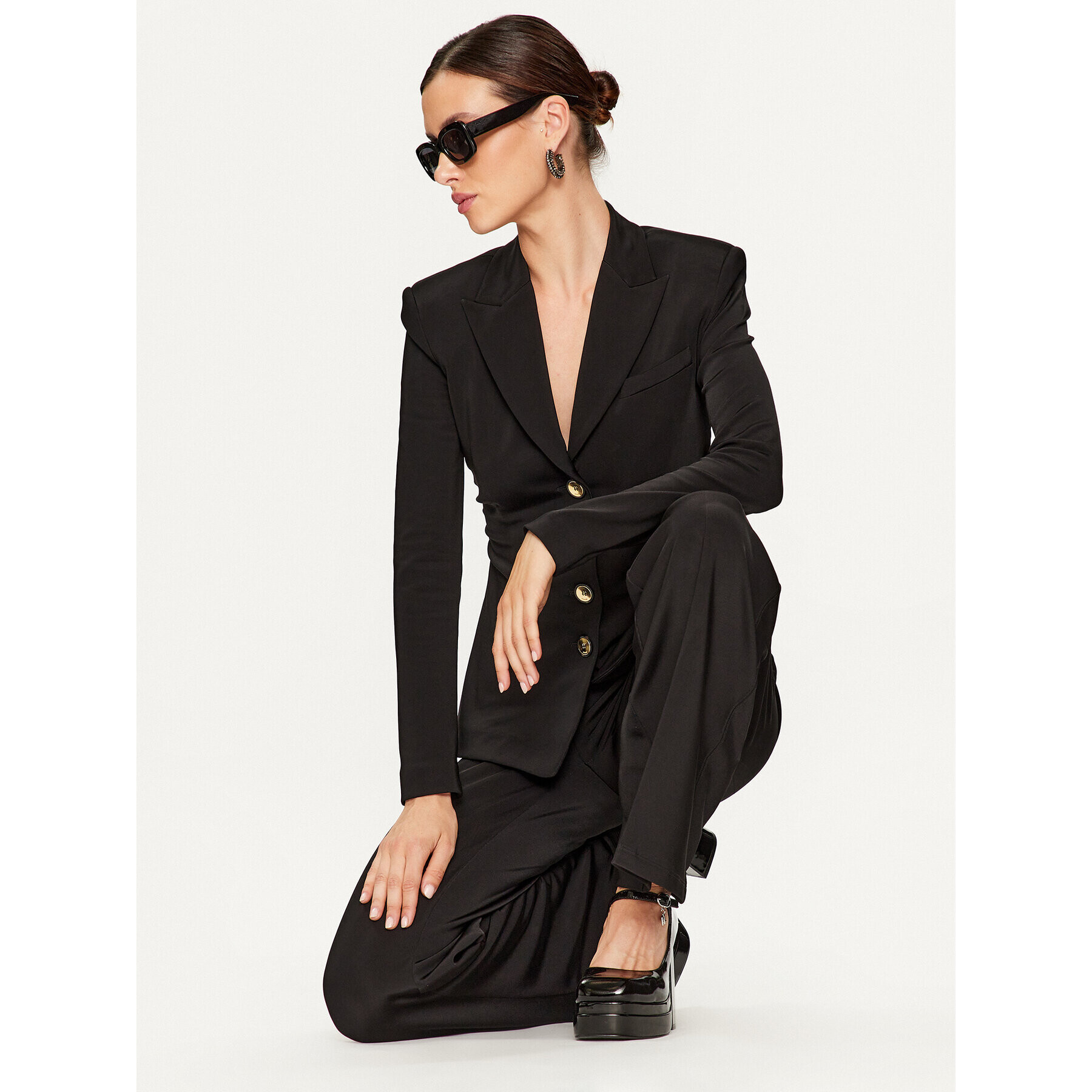 Pinko Сако Edvige 100259 A04I Черен Regular Fit - Pepit.bg