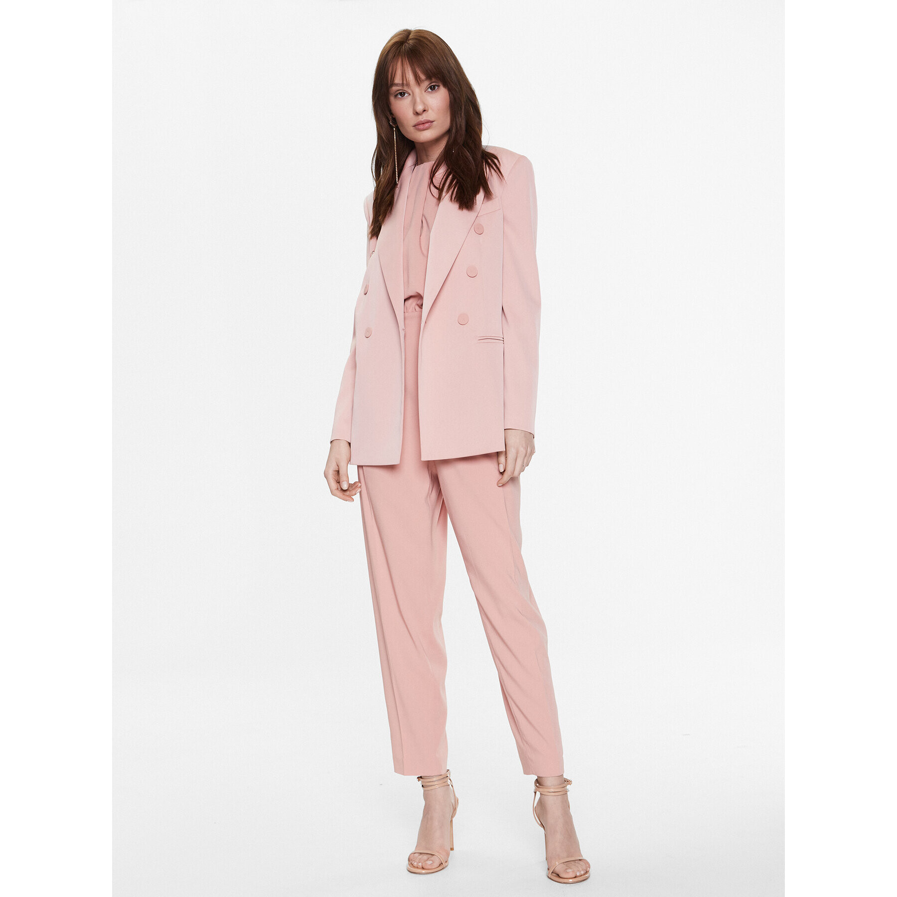 Pinko Сако Elegante 100036 A0GH Розов Regular Fit - Pepit.bg
