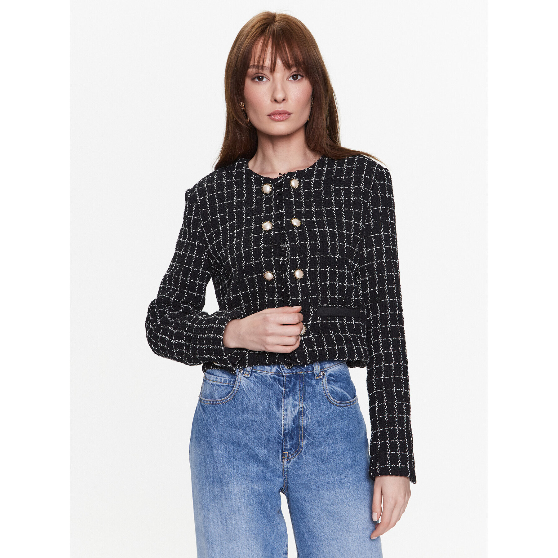 Pinko Сако Esile 100944 A0IO Черен Regular Fit - Pepit.bg