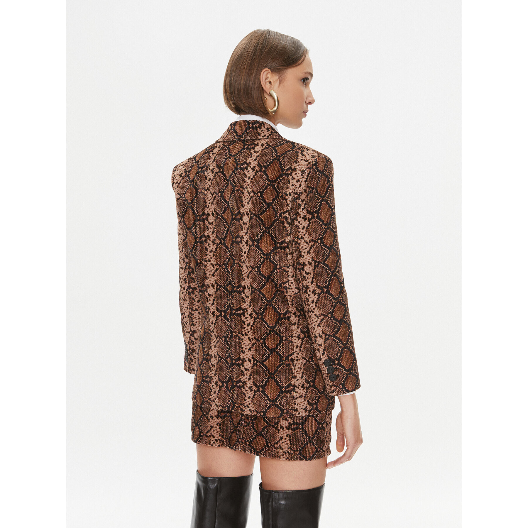 Pinko Сако Ginger 102481 A1EK Кафяв Regular Fit - Pepit.bg