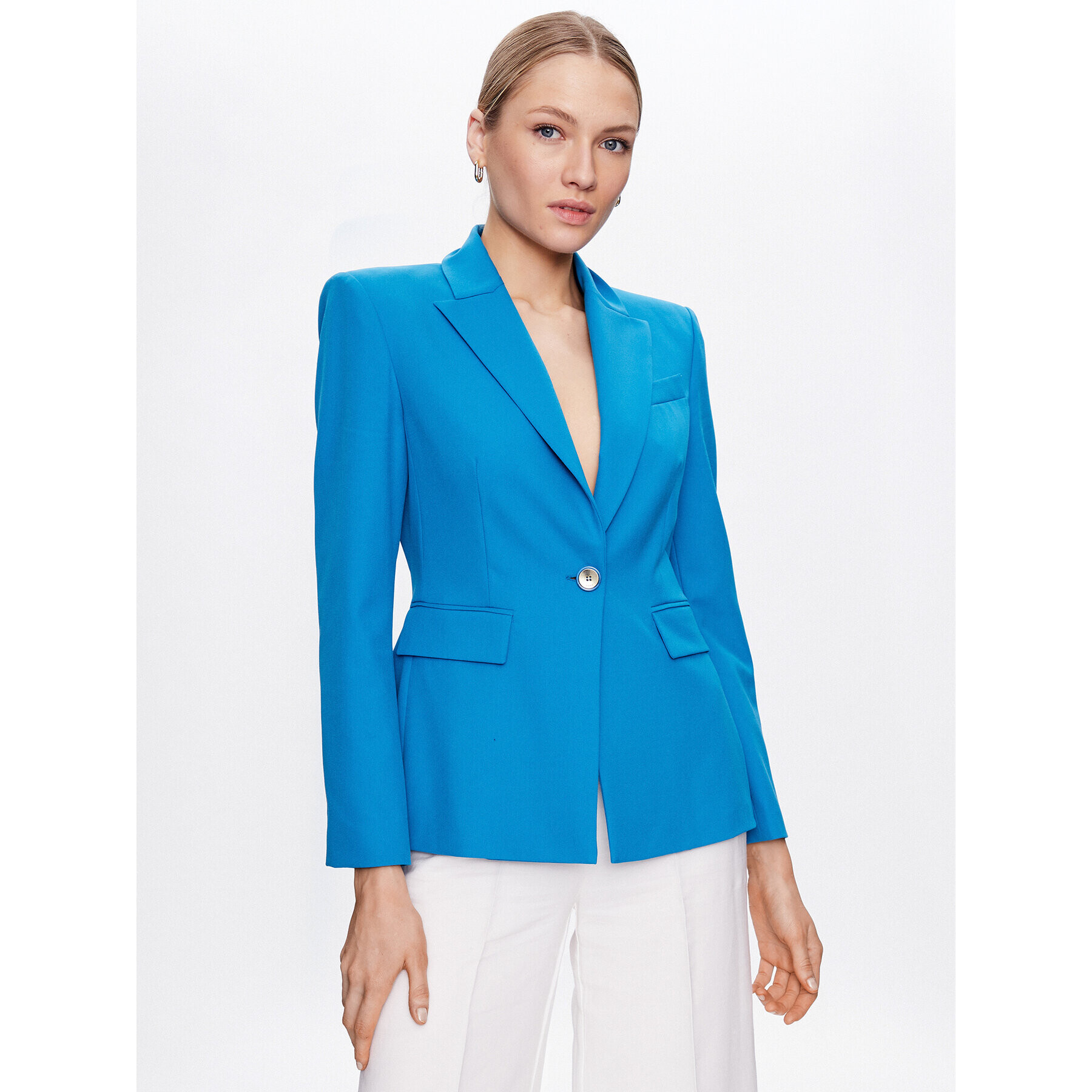Pinko Сако Humahuaca 100180 A0HO Син Slim Fit - Pepit.bg
