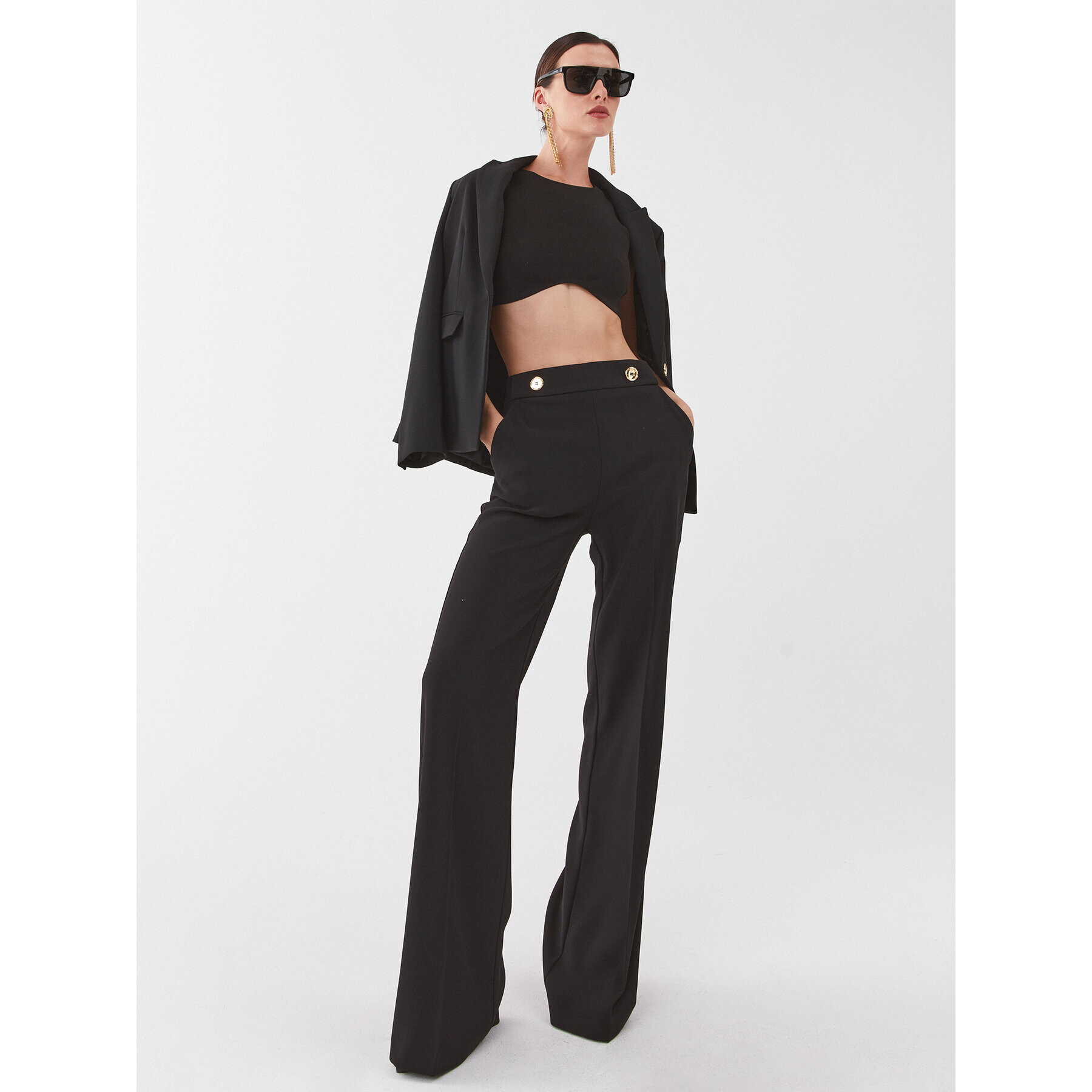 Pinko Сако Humahuaca 100180 A14I Черен Regular Fit - Pepit.bg