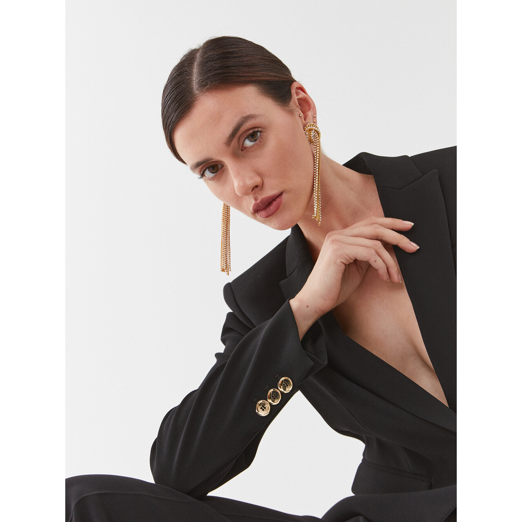 Pinko Сако Humahuaca 100180 A14I Черен Regular Fit - Pepit.bg