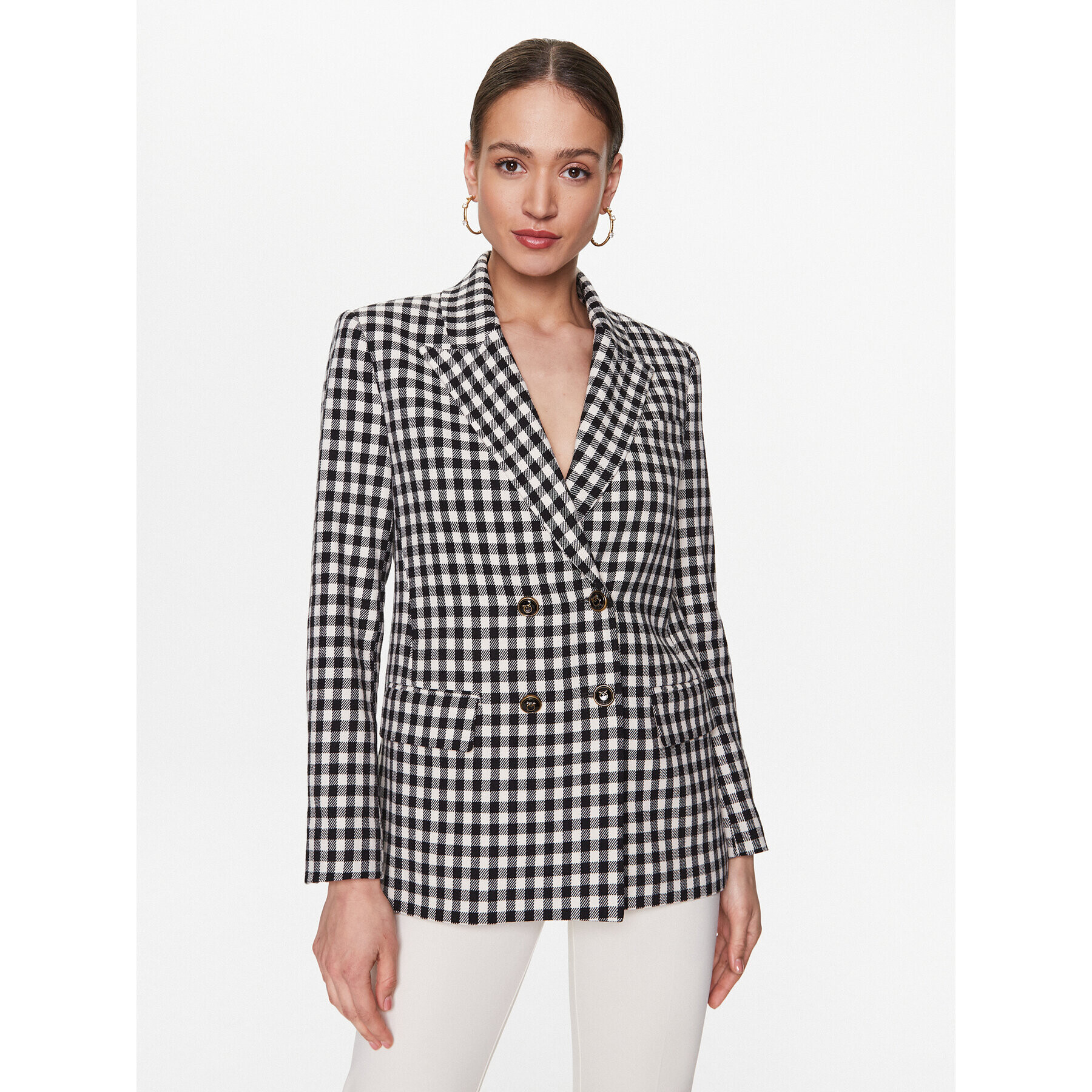 Pinko Сако Maderna 100642 A0N0 Черен Regular Fit - Pepit.bg