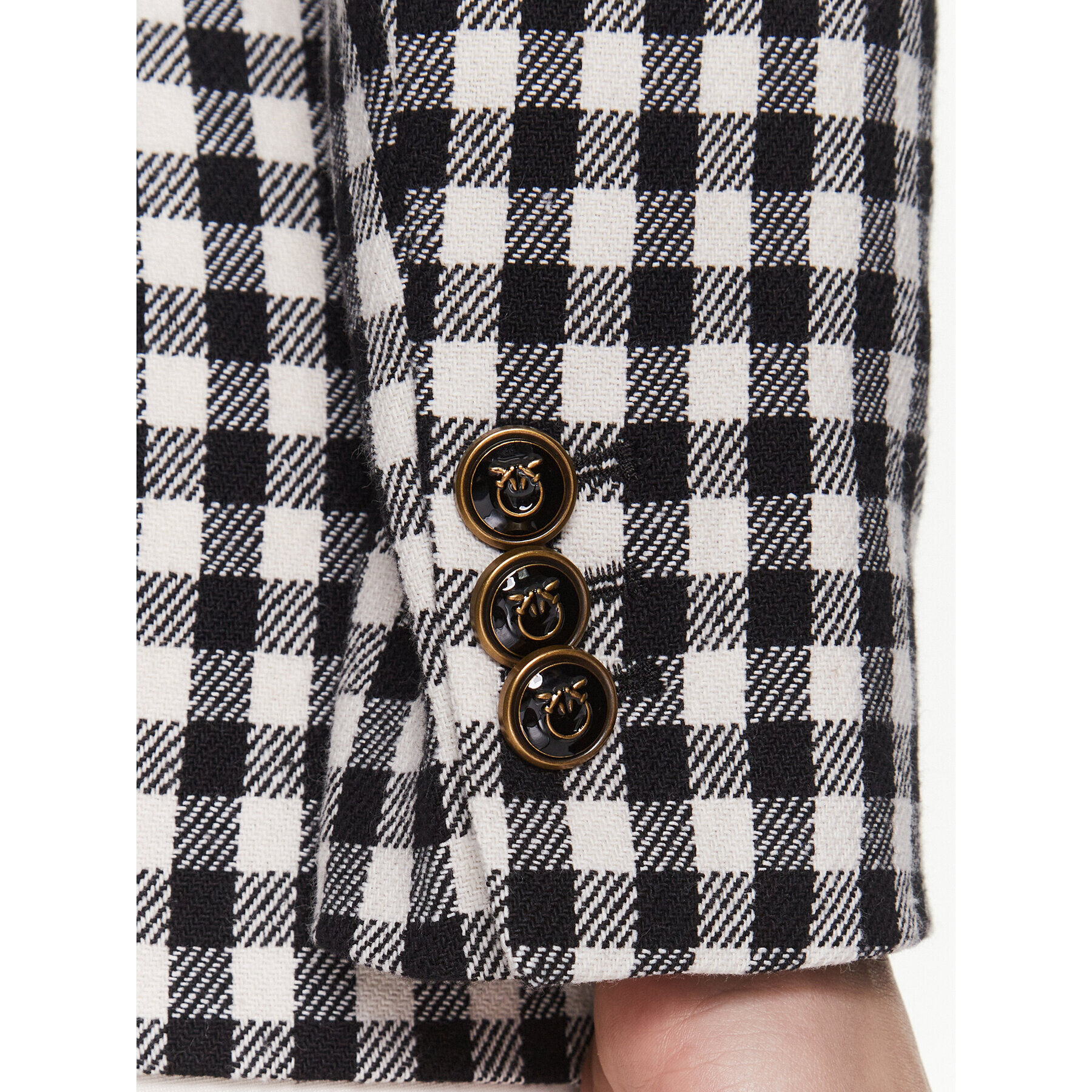 Pinko Сако Maderna 100642 A0N0 Черен Regular Fit - Pepit.bg
