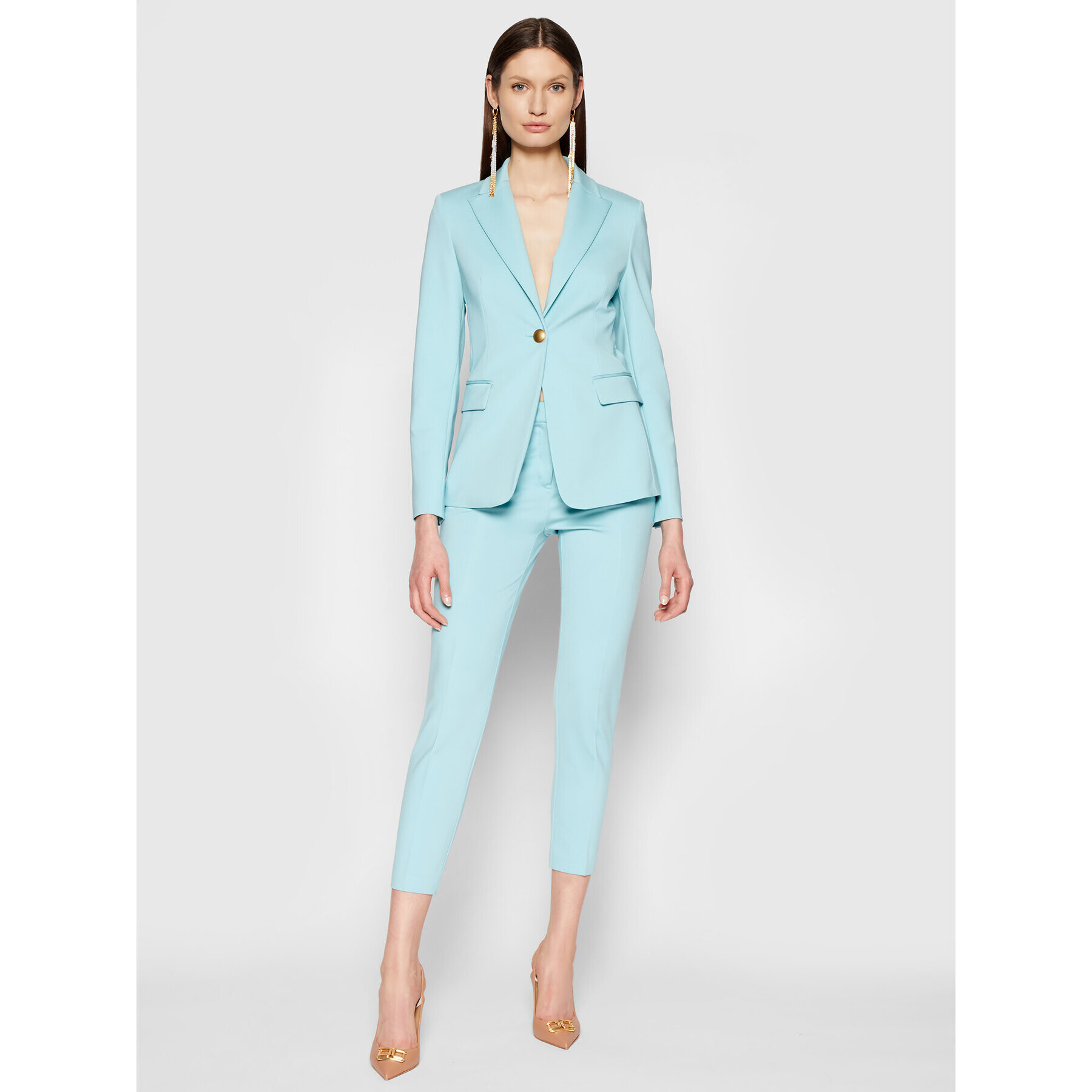 Pinko Сако Sigma Син Regular Fit - Pepit.bg
