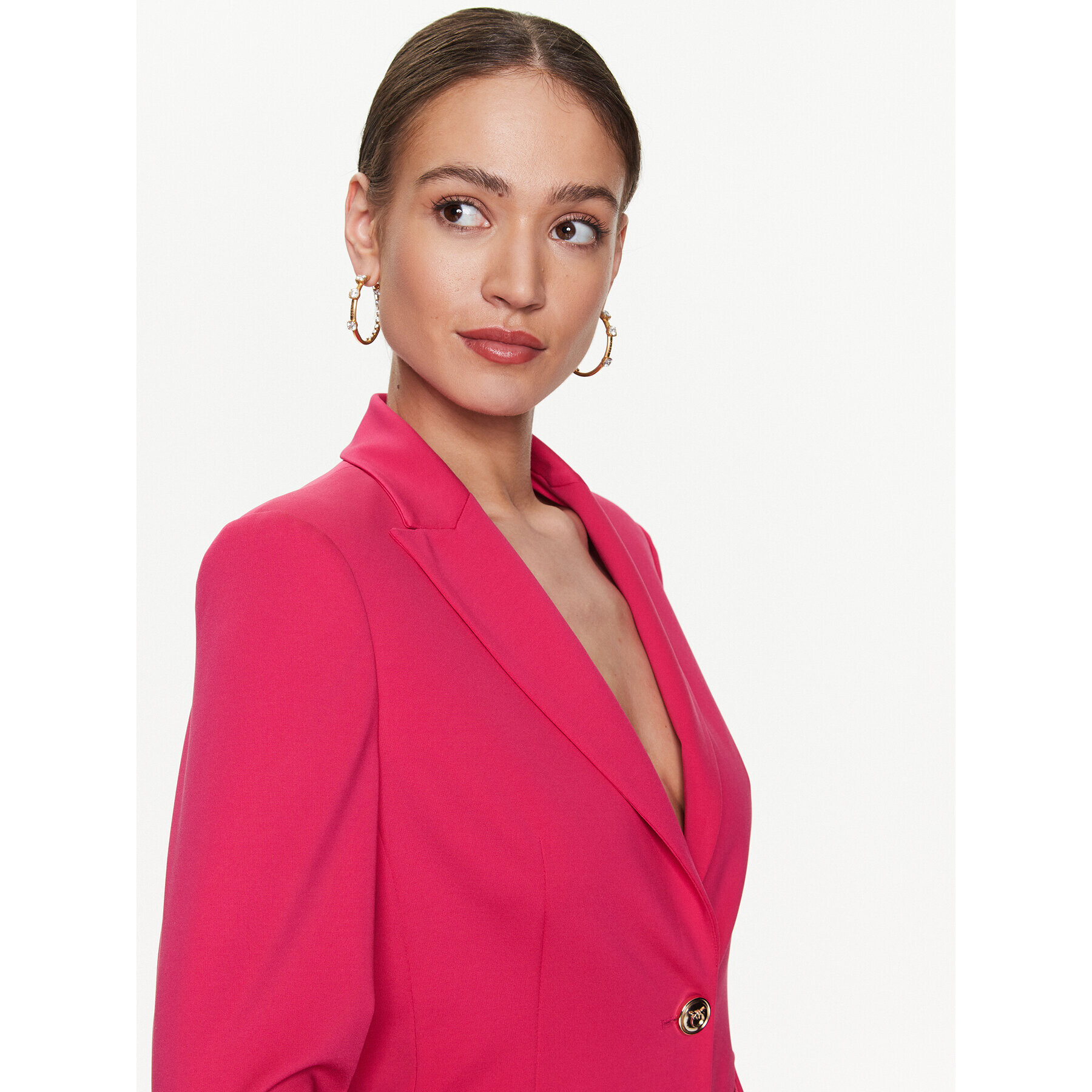 Pinko Сако Signum 100254 A0IG Розов Regular Fit - Pepit.bg