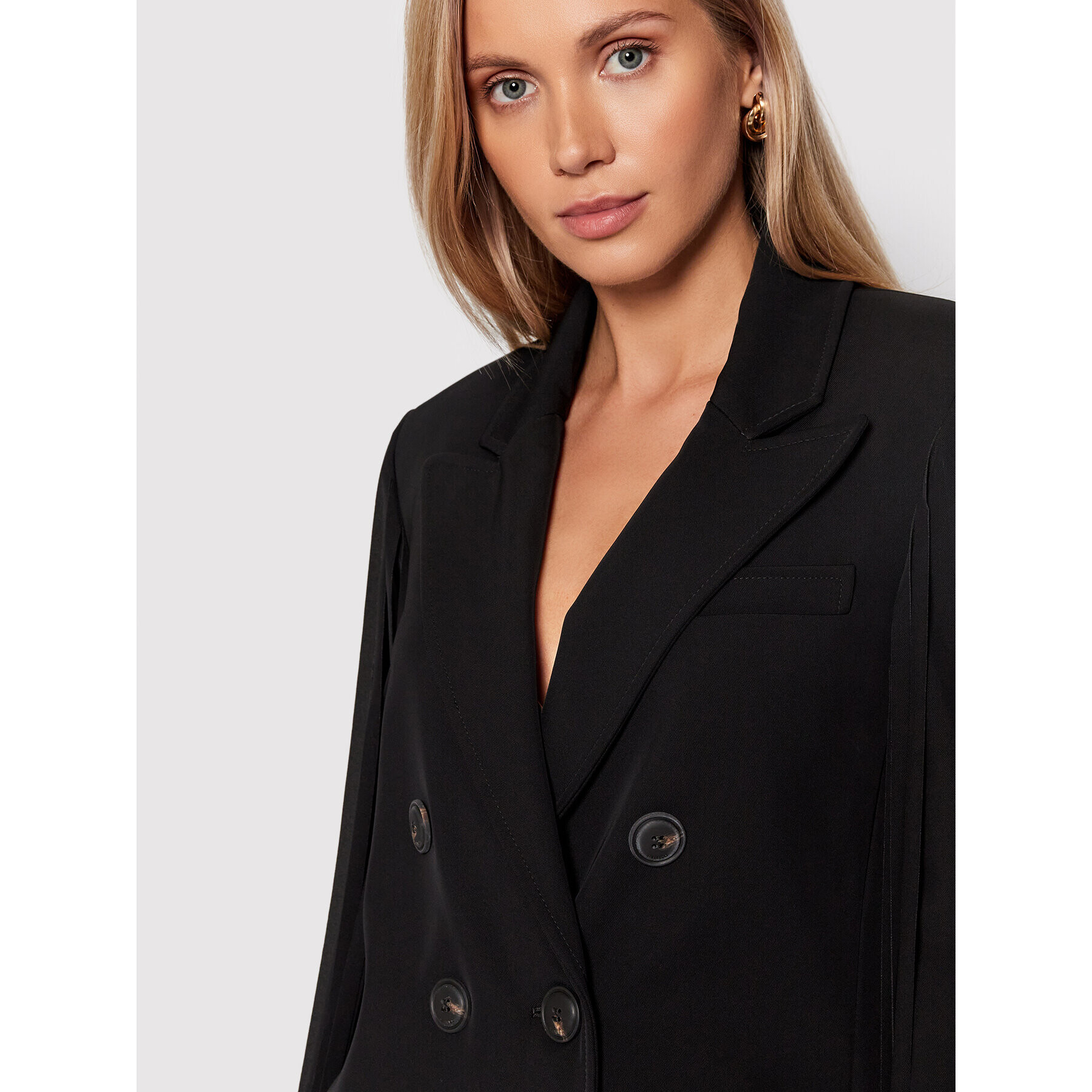 Pinko Сако UNIQUENESS Valere 1Q108U 8630 Черен Regular Fit - Pepit.bg
