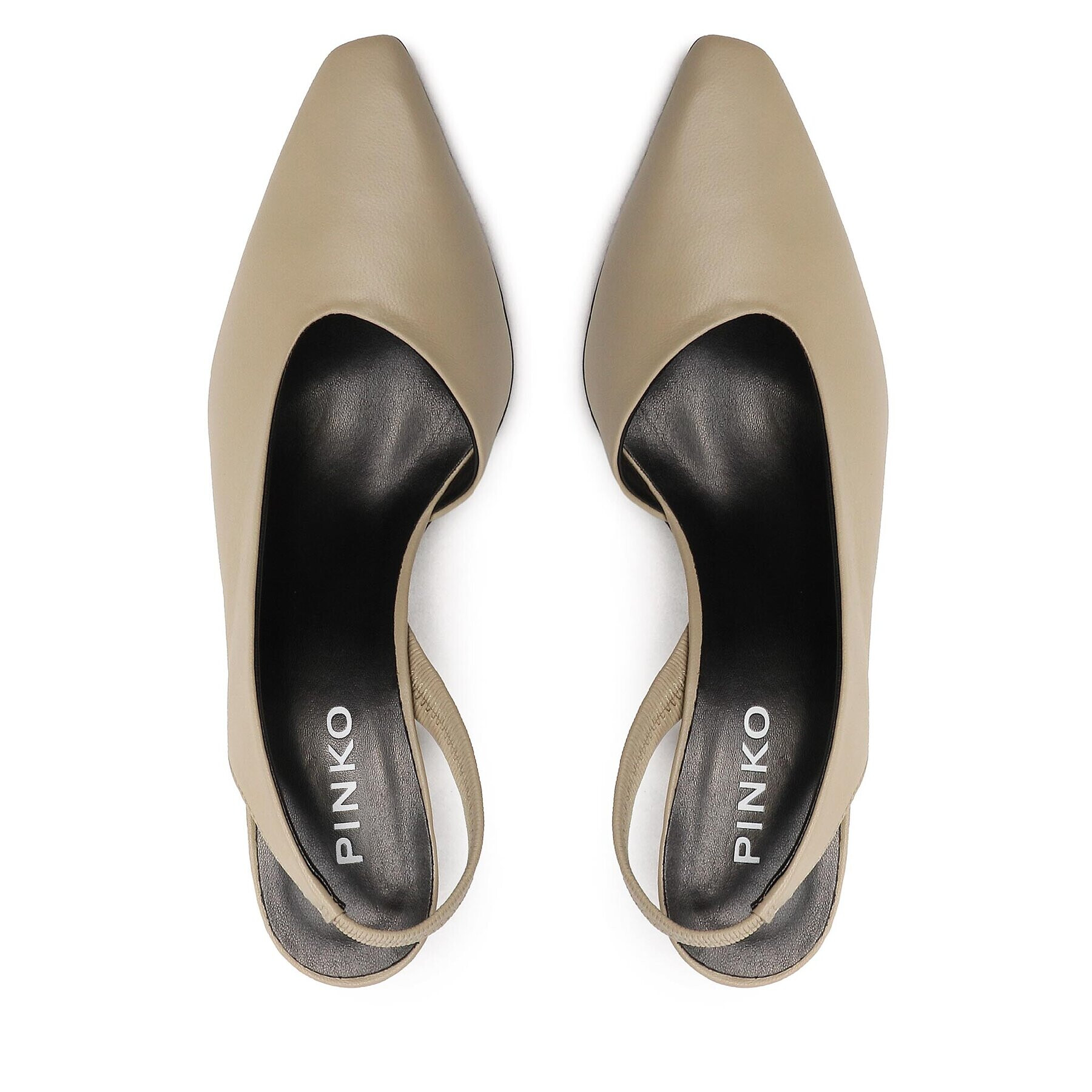 Pinko Сандали Colette Slingback PE 23 BLKS1 100669 A0N9 Бежов - Pepit.bg