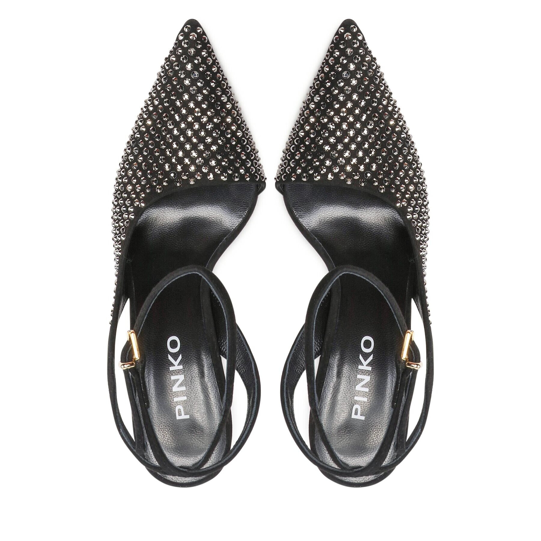 Pinko Сандали Lisette Slingback PE 23 BLKS1 100566 A0N6 Черен - Pepit.bg