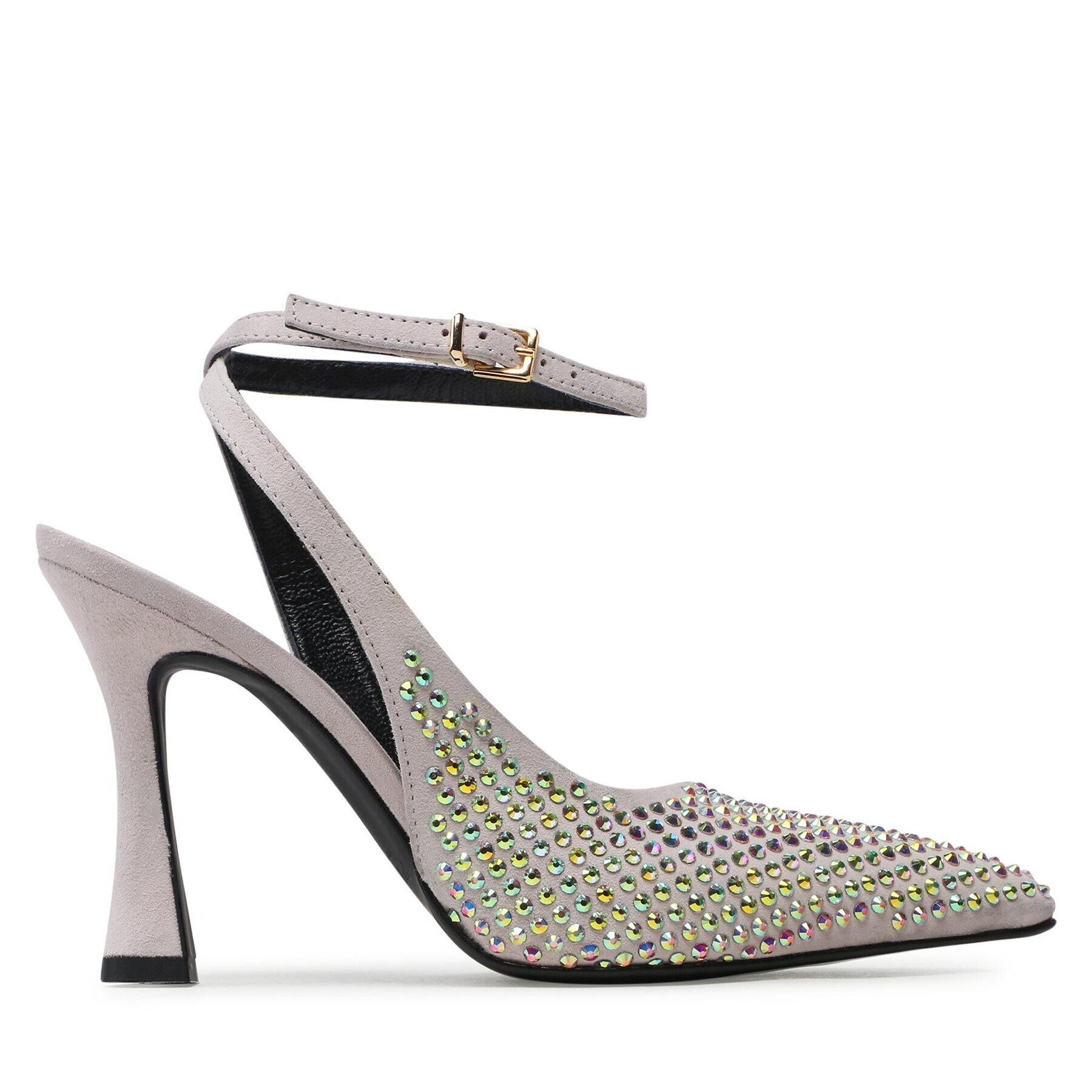Pinko Сандали Lisette Slingback PE BLKS1 100566 A0N6 Сив - Pepit.bg
