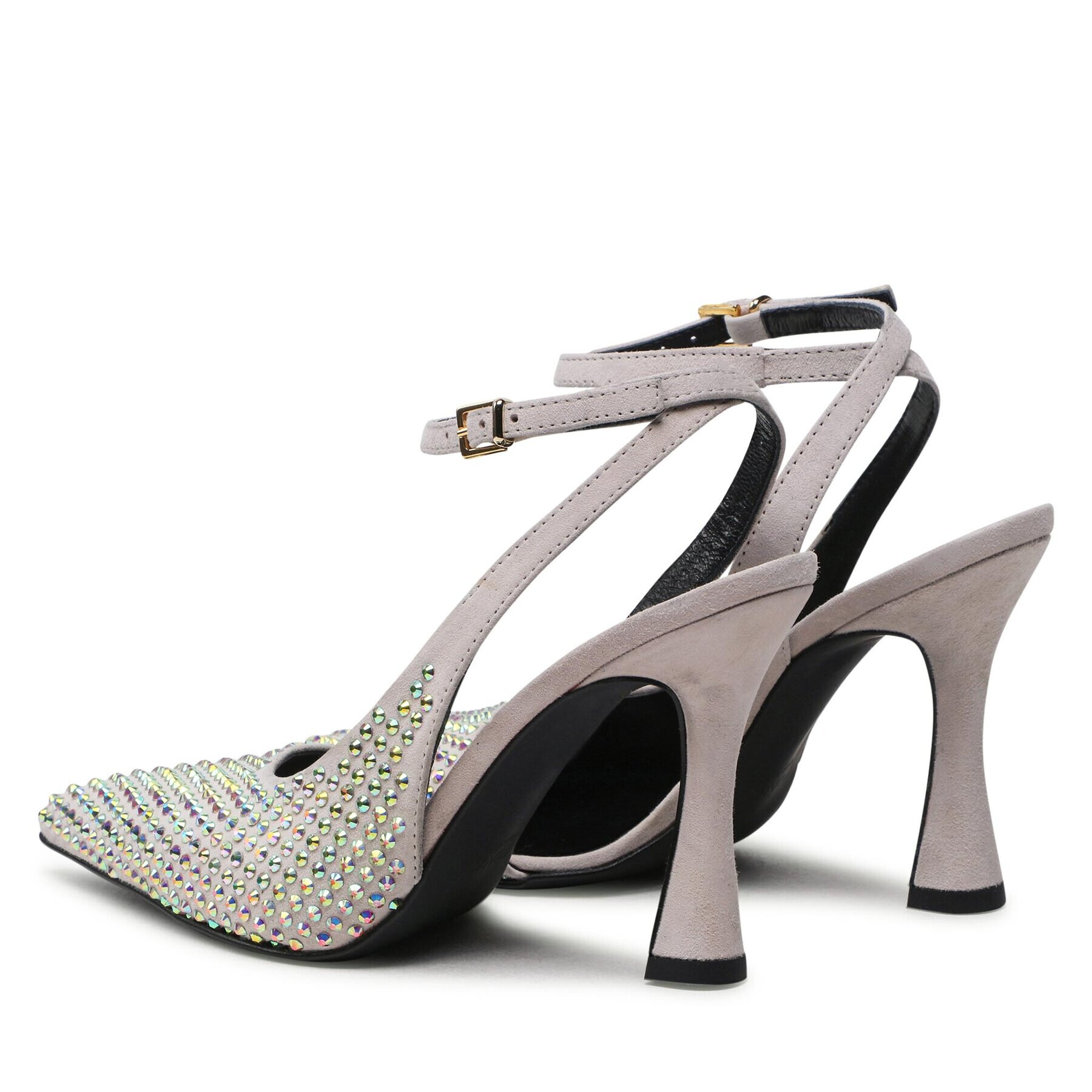 Pinko Сандали Lisette Slingback PE BLKS1 100566 A0N6 Сив - Pepit.bg