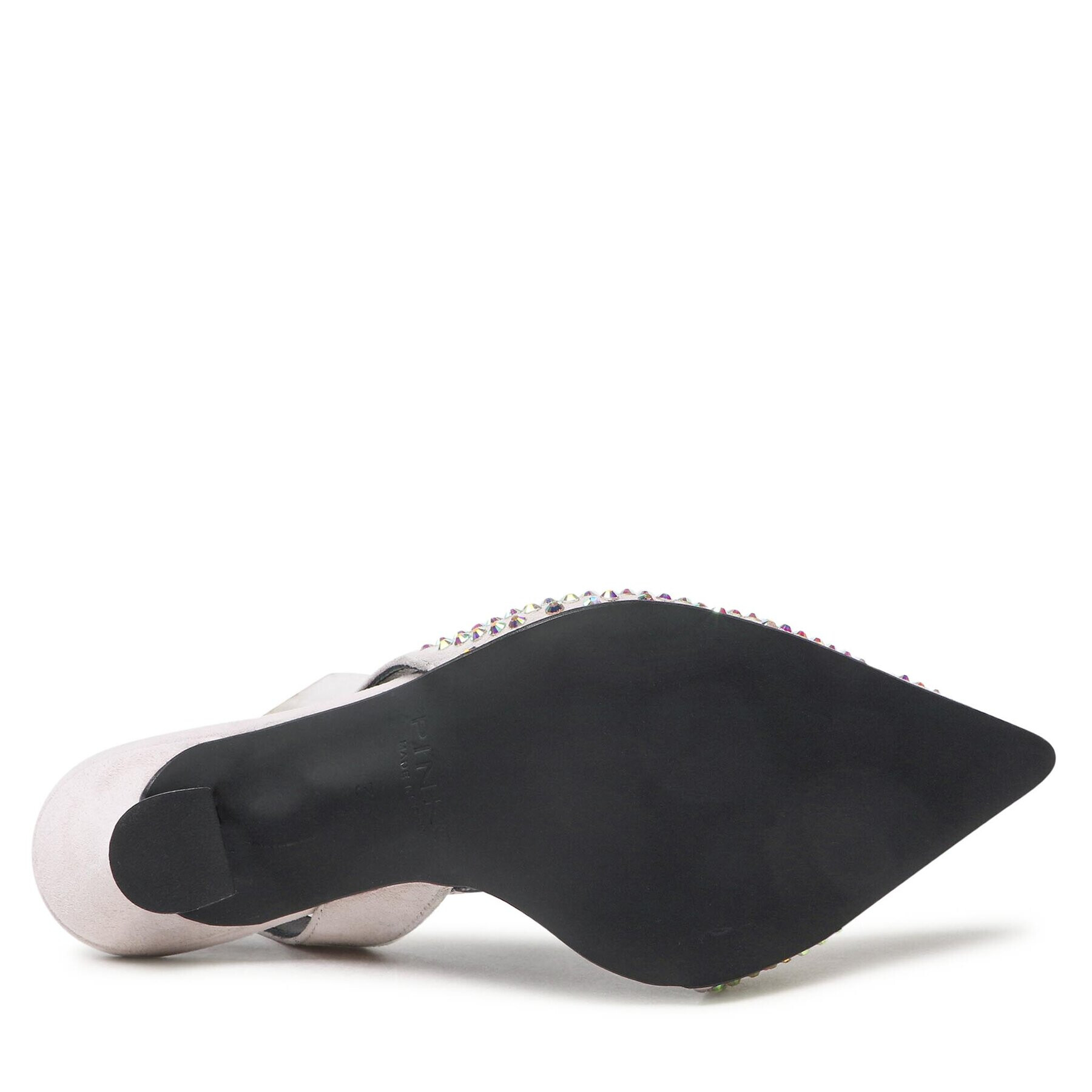 Pinko Сандали Lisette Slingback PE BLKS1 100566 A0N6 Сив - Pepit.bg