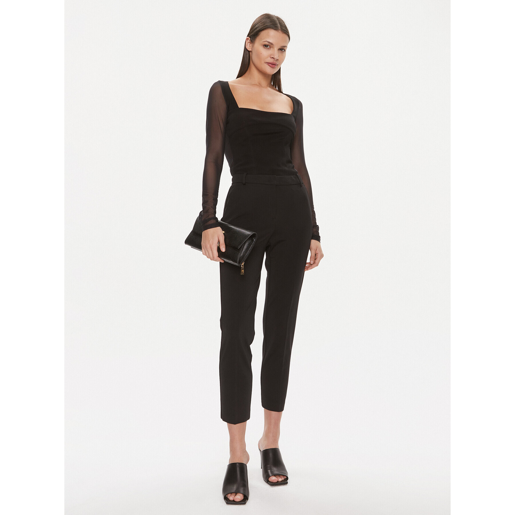Pinko Шорти от плат Bello 100155 A1L4 Черен Regular Fit - Pepit.bg