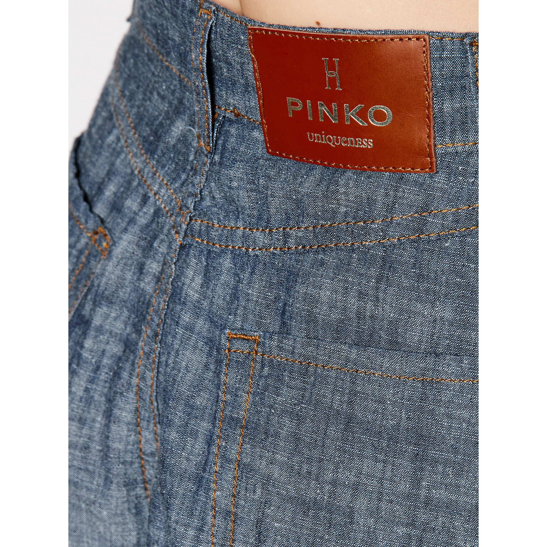 Pinko Шорти от плат UNIQUENESS Betulla 1Q10BD A03D Син Regular Fit - Pepit.bg