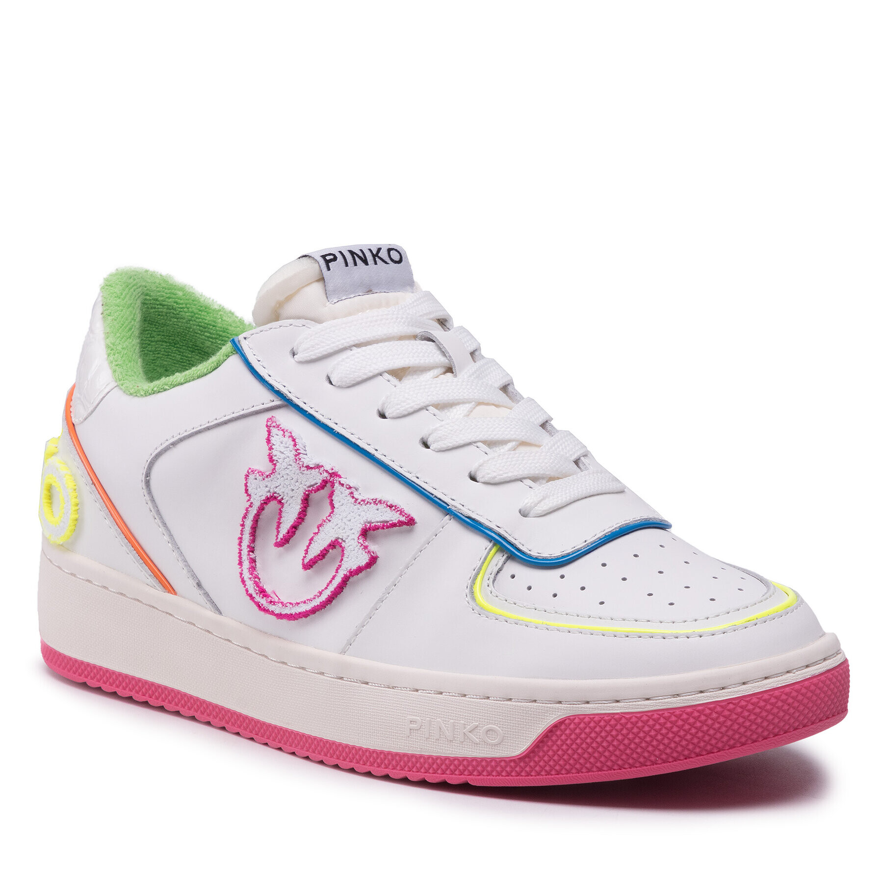 Pinko Сникърси Bondy 1 Basket Sneaker PE 22 BLKS1 1H2110 Y853 Бял - Pepit.bg