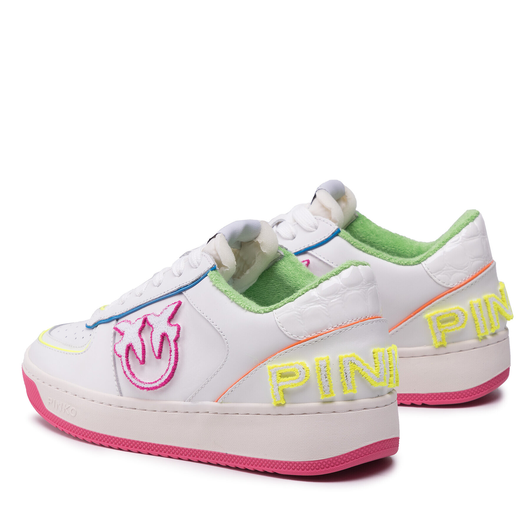 Pinko Сникърси Bondy 1 Basket Sneaker PE 22 BLKS1 1H2110 Y853 Бял - Pepit.bg