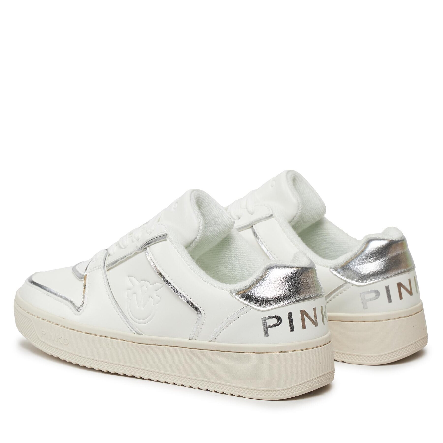 Pinko Сникърси Flamine Sneaker 20231 BLKS1 101226.A0VK Бял - Pepit.bg