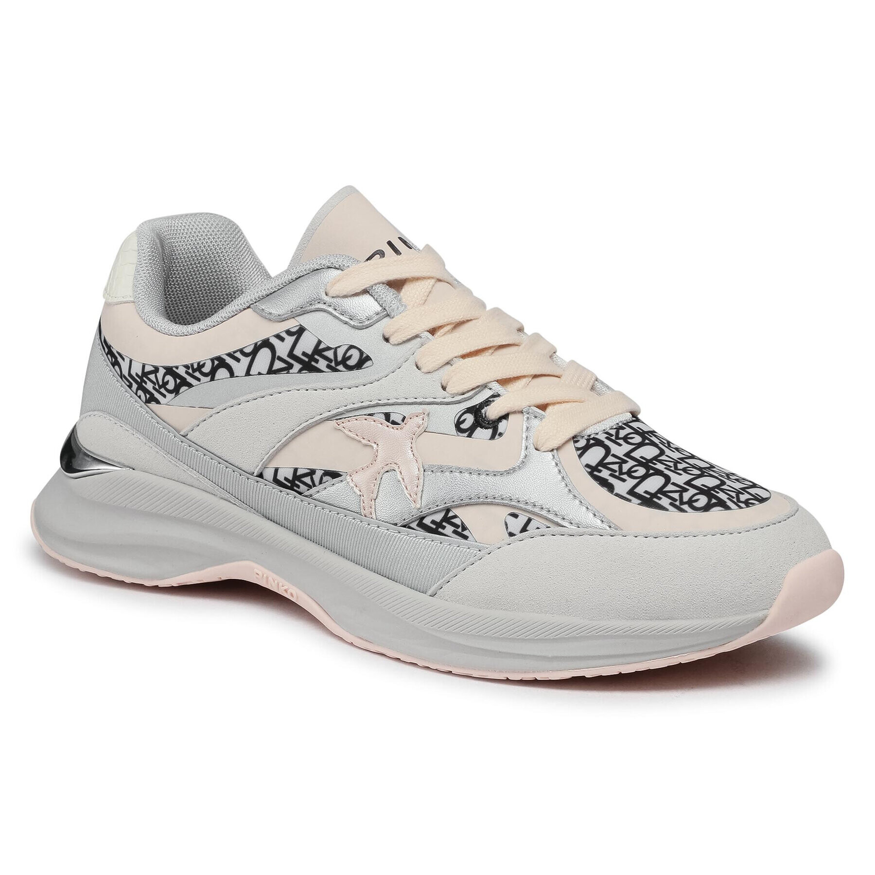 Pinko Сникърси Lightech Sneaker PE21 BLKS1 1H20V3 Y73U Сив - Pepit.bg