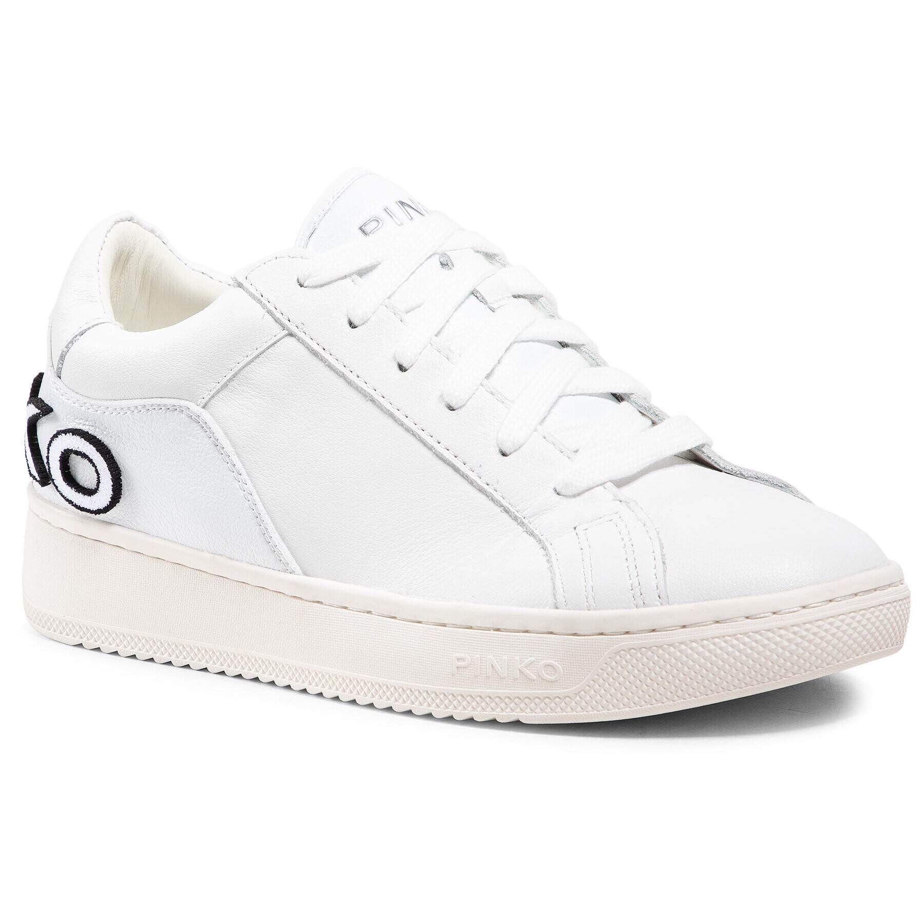 Pinko Сникърси Liquirizia Low Top 10 Sneaker PE 21 BLKS1 1H20V7 Y73C Бял - Pepit.bg