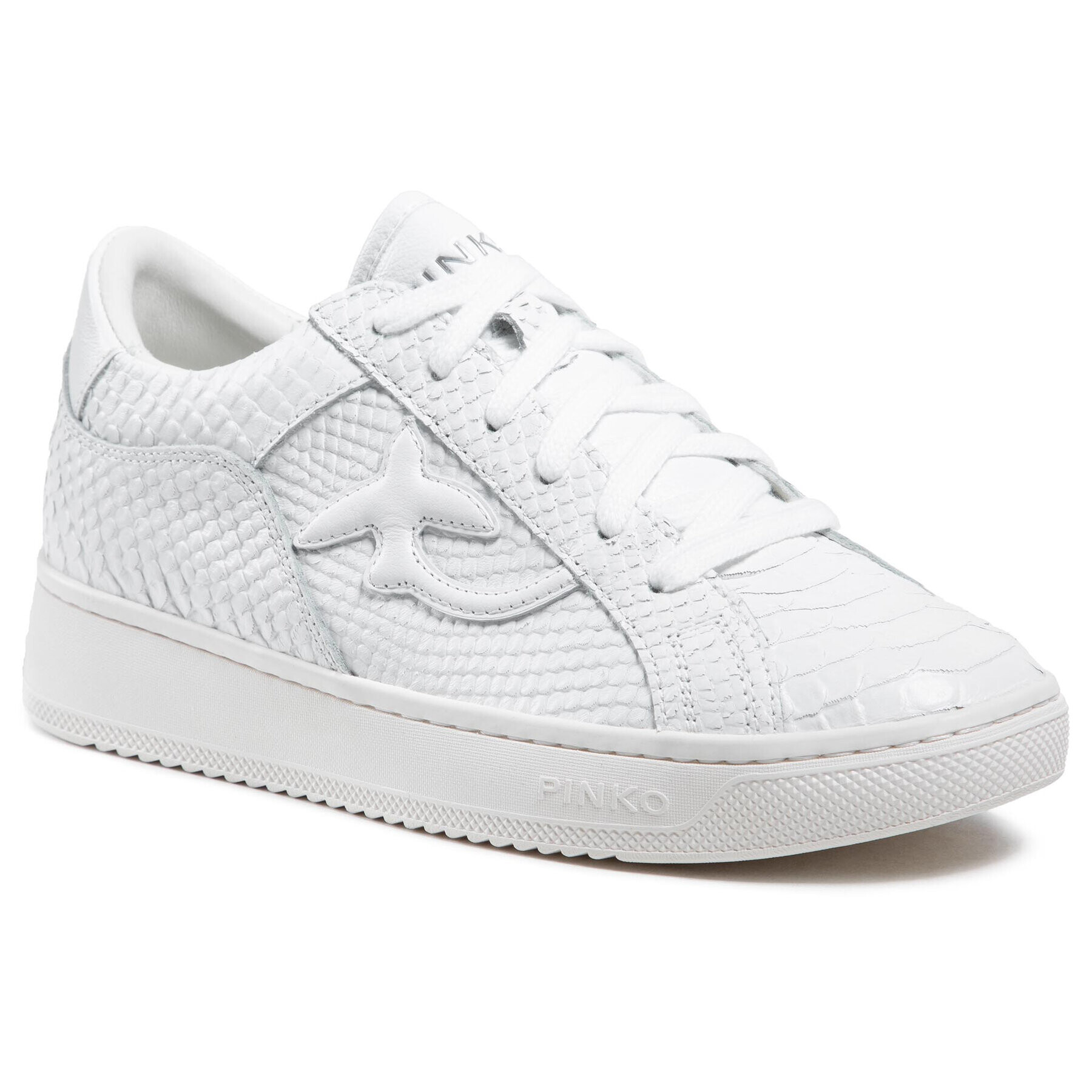 Pinko Сникърси Liquirizia Low Top 5 Sneaker PE 21 BLKS1 1H20UV Y73D Бял - Pepit.bg