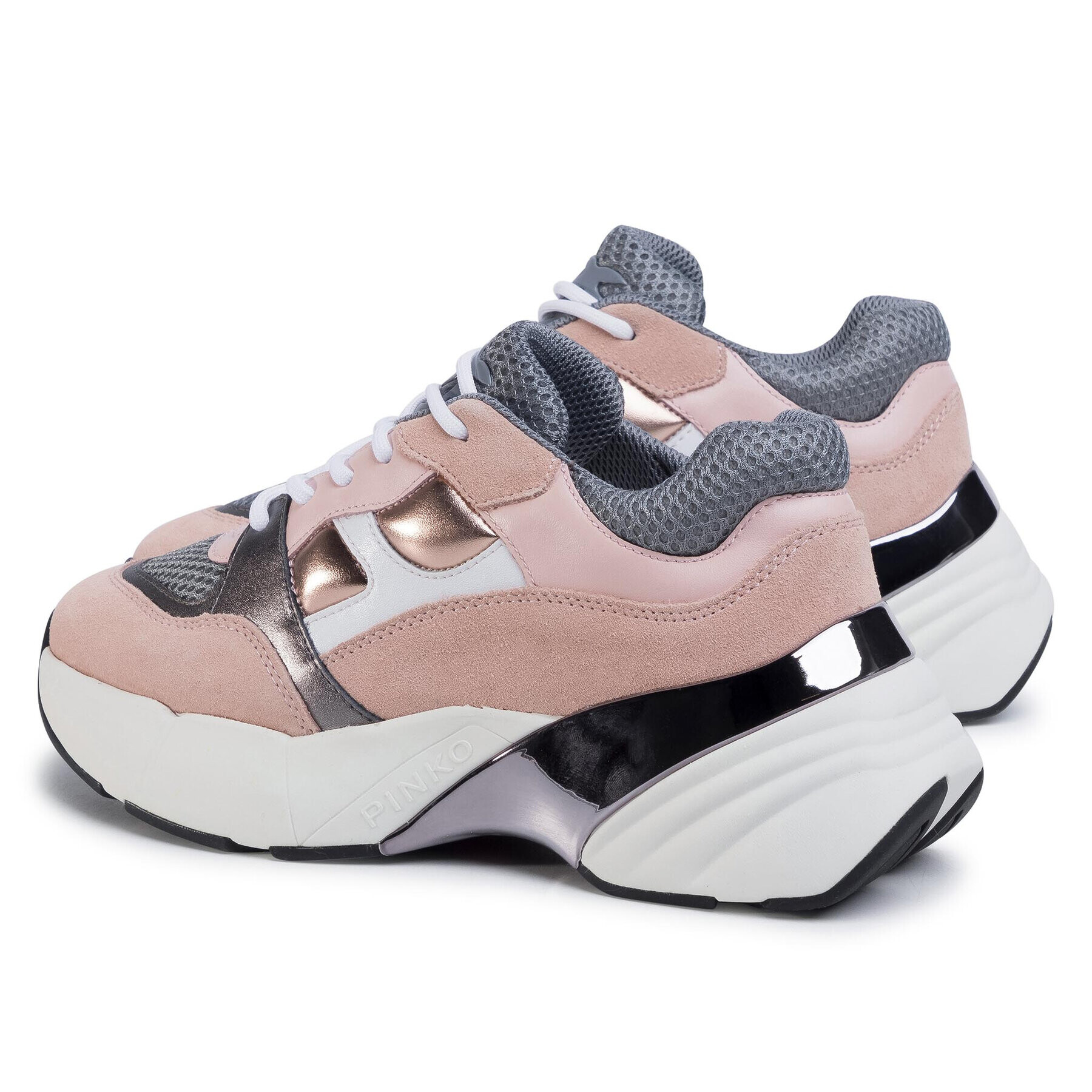 Pinko Сникърси Rubino 3 Sneaker PE 20 BLKS1 1H20PR Y5ZN Розов - Pepit.bg