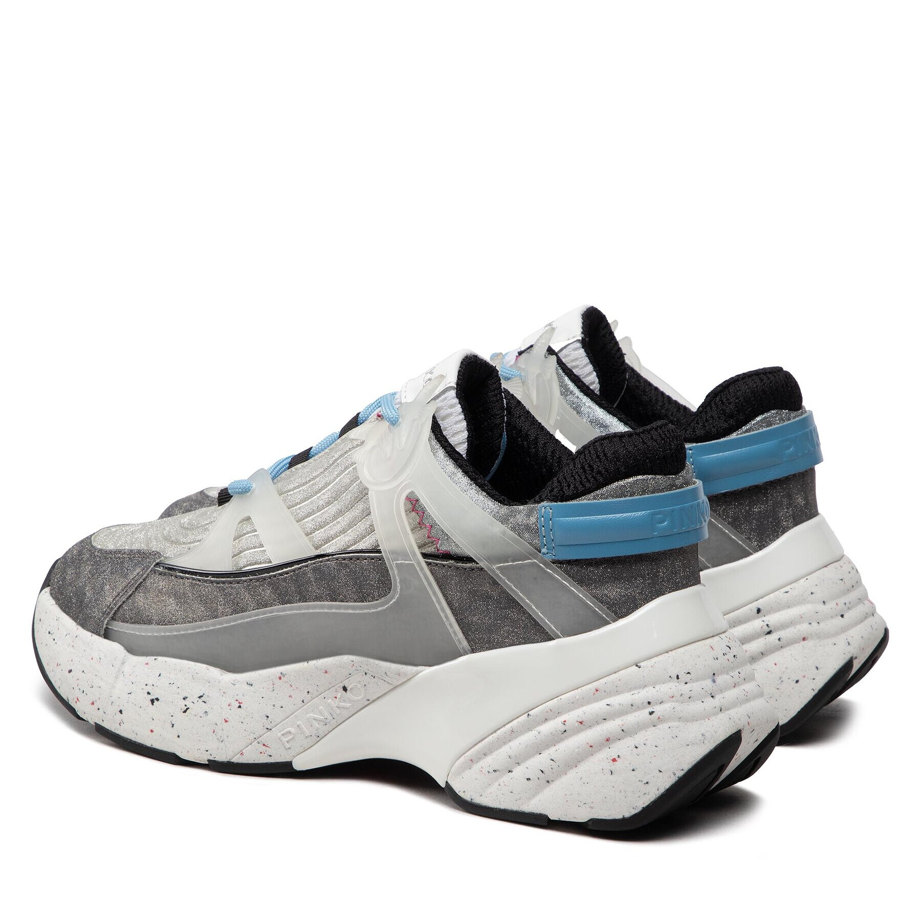 Pinko Сникърси Rubino 4.0 Sneaker AI 22-23 BLKS1 1H2152 A092 Сребрист - Pepit.bg